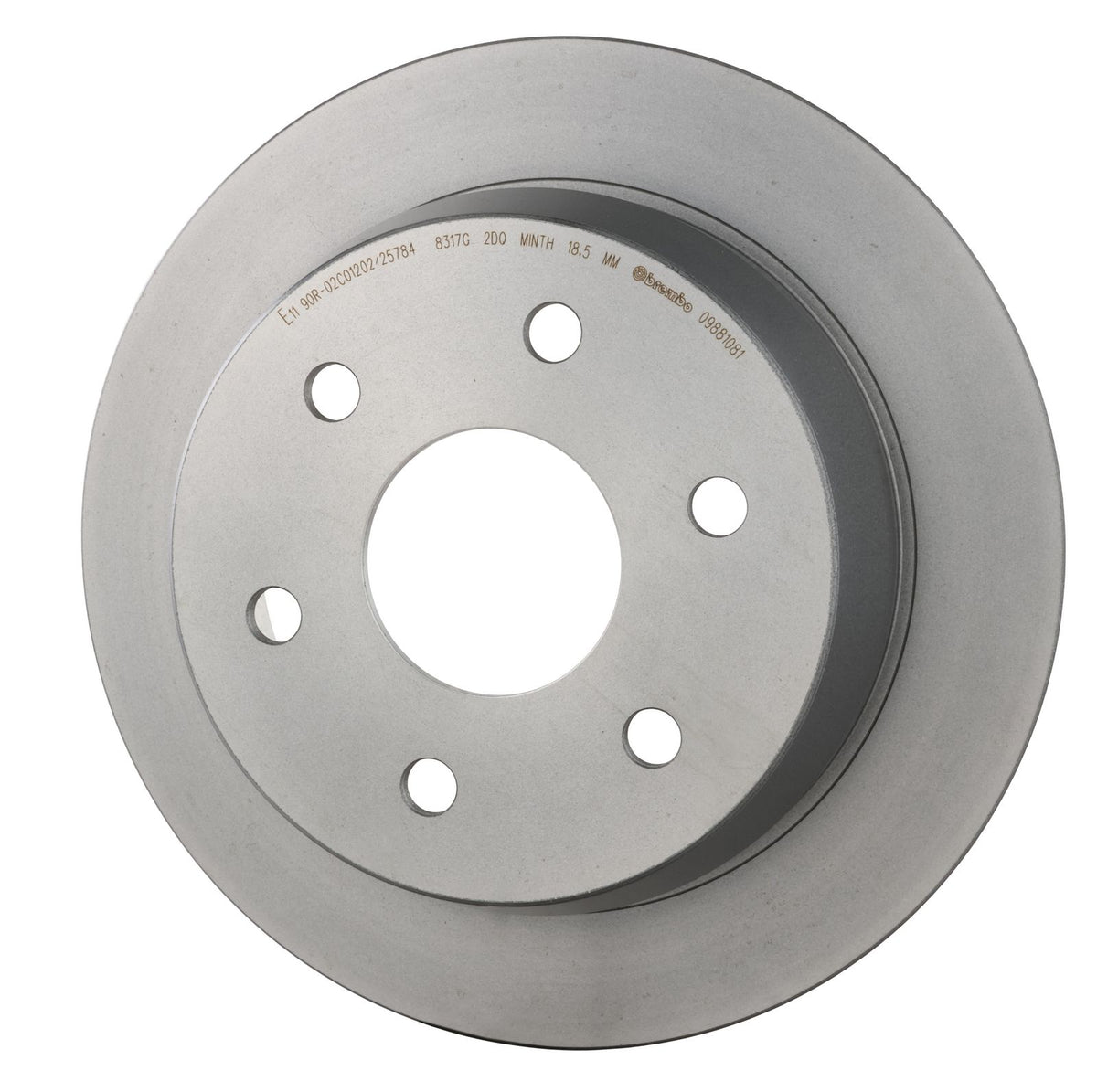 PRIME UV Coated Rear Disc Brake Rotor - 09.8810.81_08