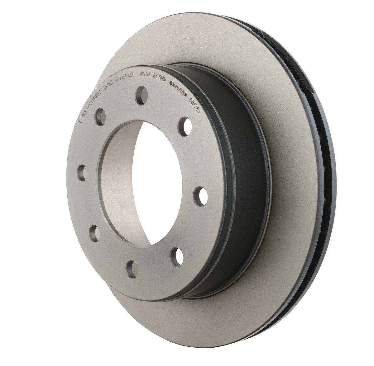 PRIME UV Coated Rear Disc Brake Rotor - 09.8812.81_09