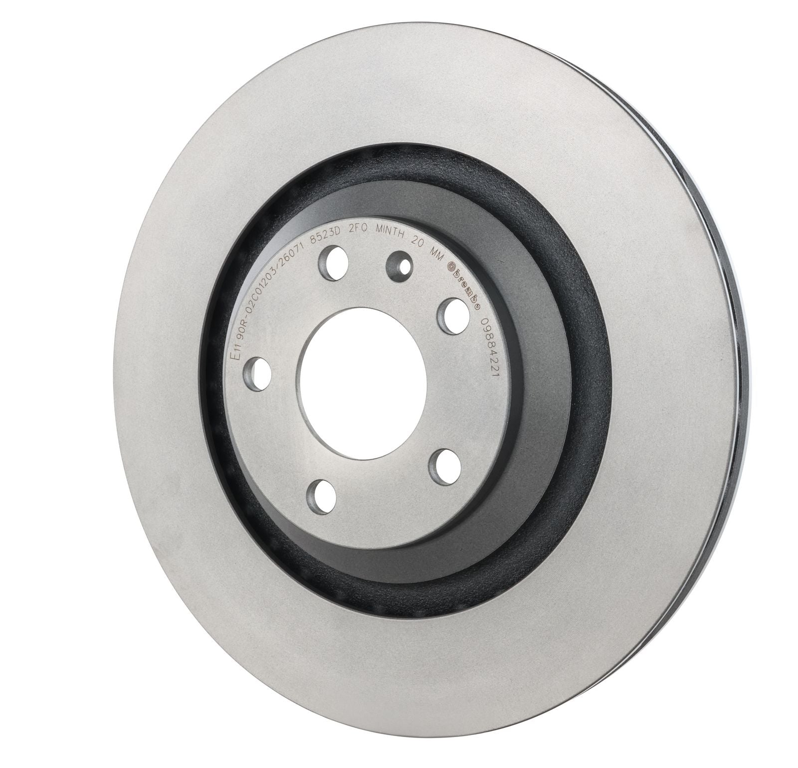 PRIME UV Coated Rear Disc Brake Rotor - 09.8842.21_09