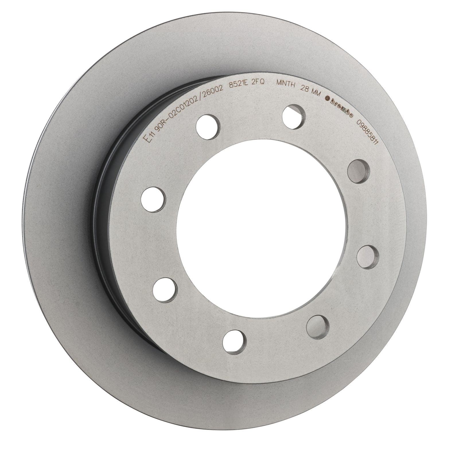 PRIME UV Coated Rear Disc Brake Rotor - 09.8858.11_29
