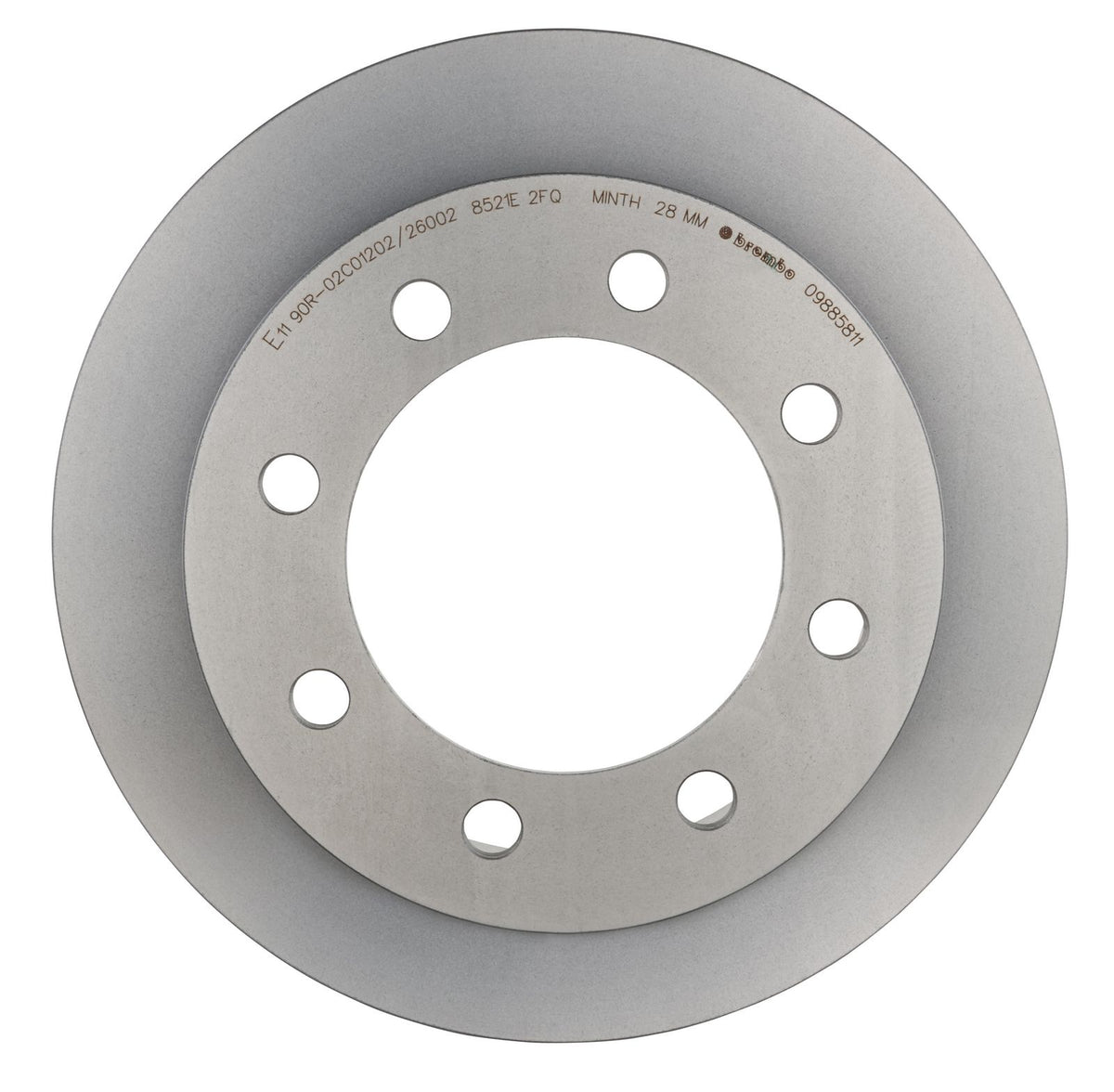 PRIME UV Coated Rear Disc Brake Rotor - 09.8858.11_06