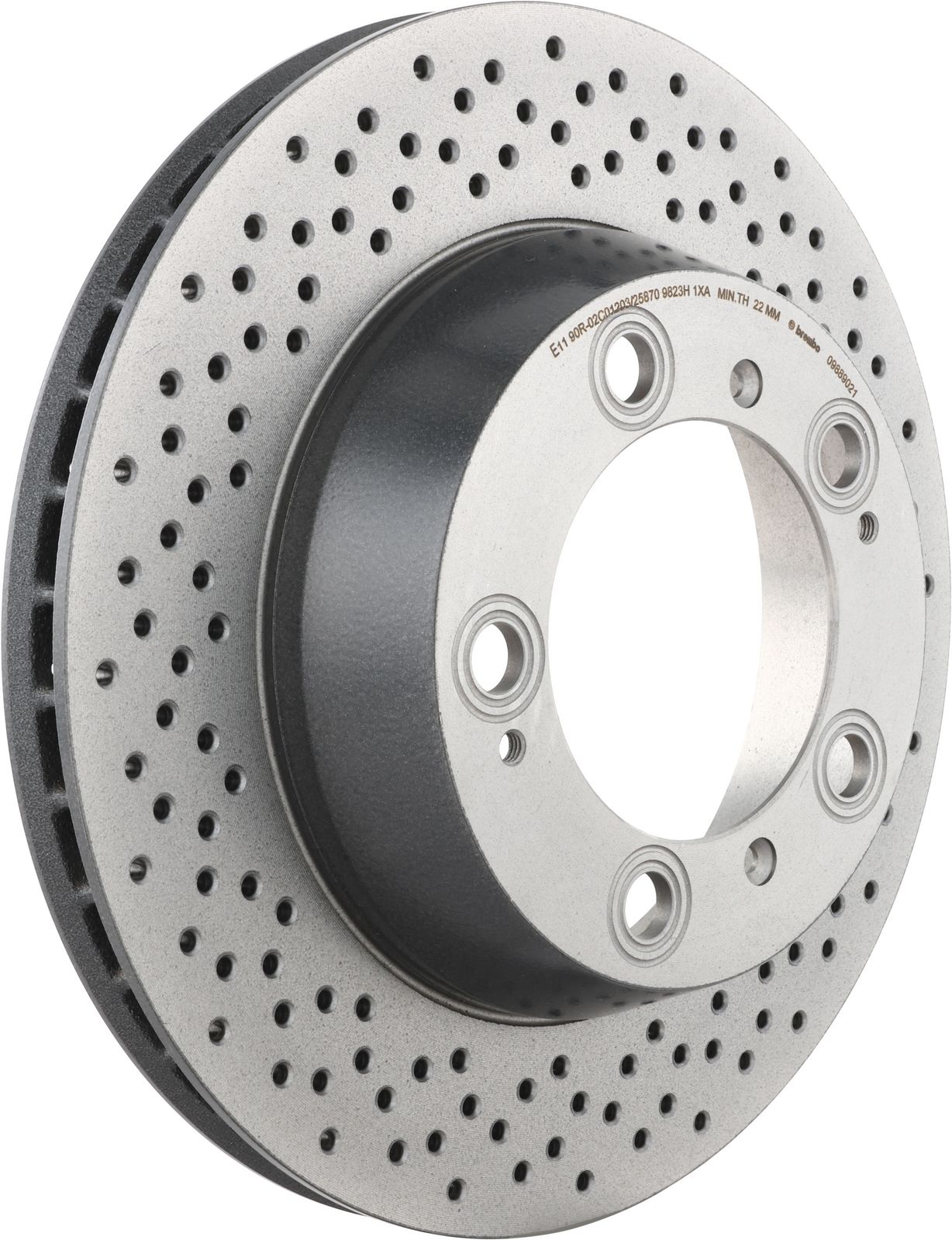 PRIME UV Coated Rear Disc Brake Rotor - 09.8890.21_01