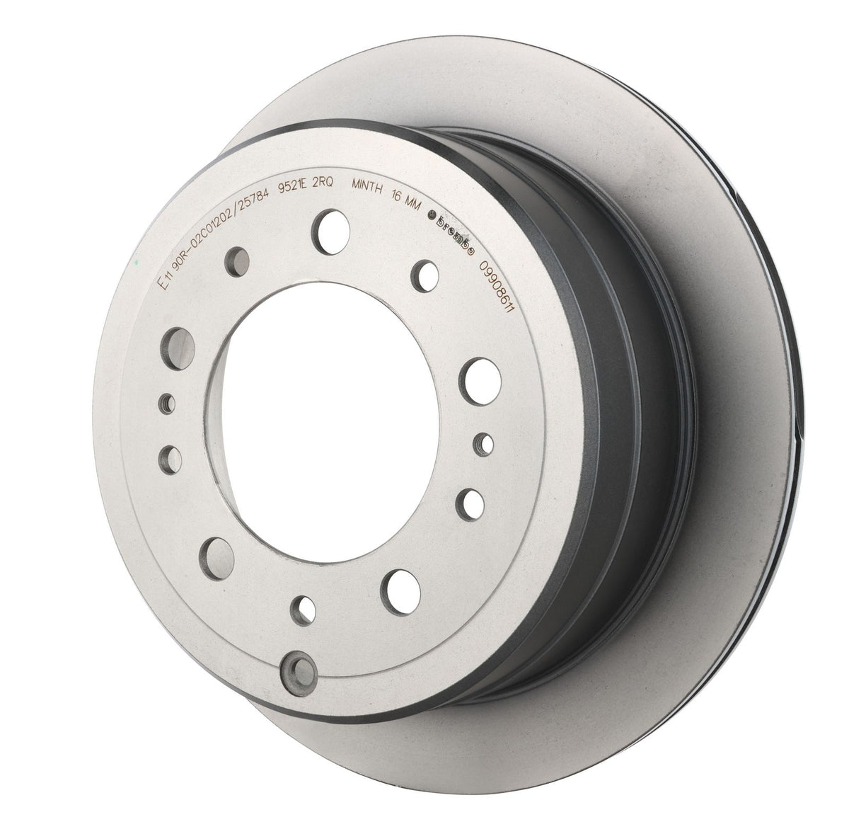 PRIME UV Coated Rear Disc Brake Rotor - 09.9086.11_09
