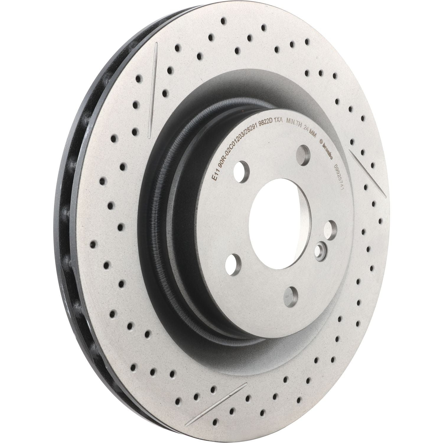 PRIME UV Coated Rear Disc Brake Rotor - 09.9257.41_01