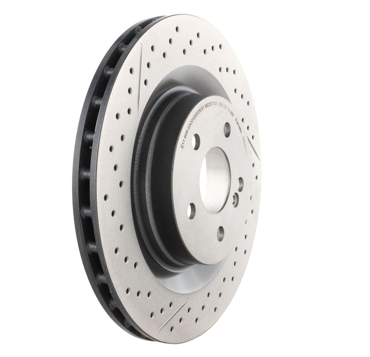 PRIME UV Coated Rear Disc Brake Rotor - 09.9257.41_26