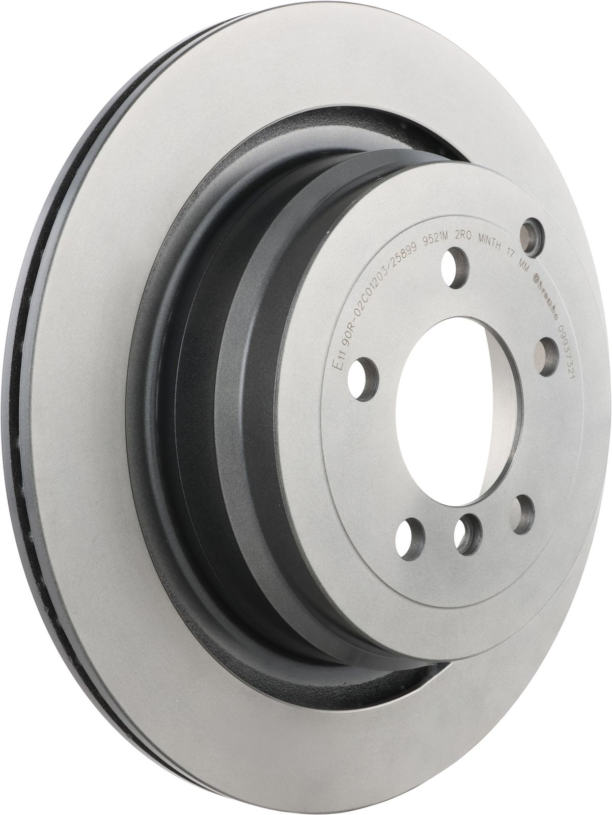 PRIME UV Coated Rear Disc Brake Rotor - 09.9373.21_01