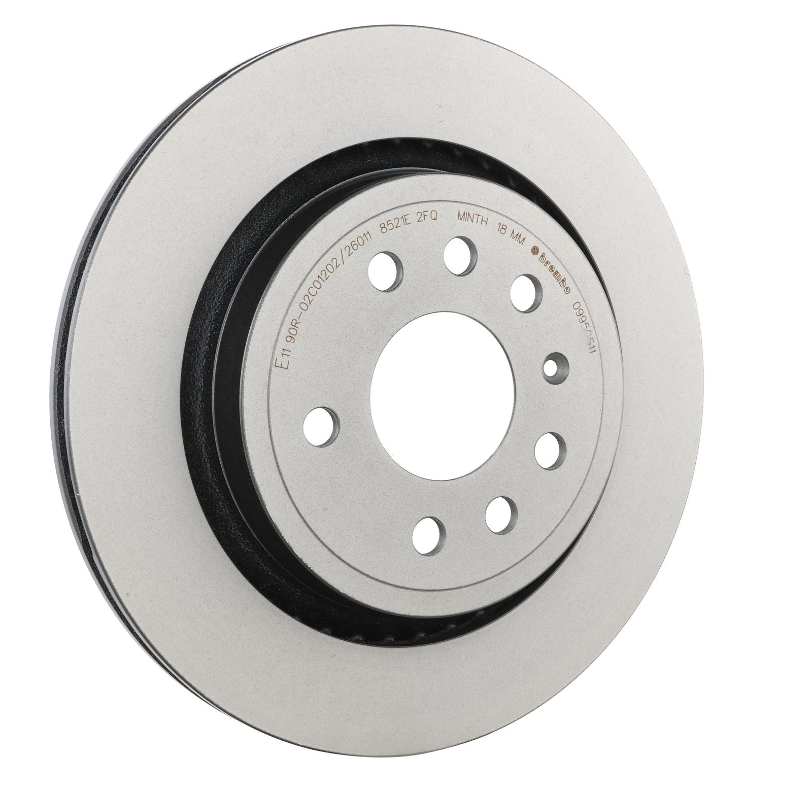 PRIME UV Coated Rear Disc Brake Rotor - 09.9505.11_29