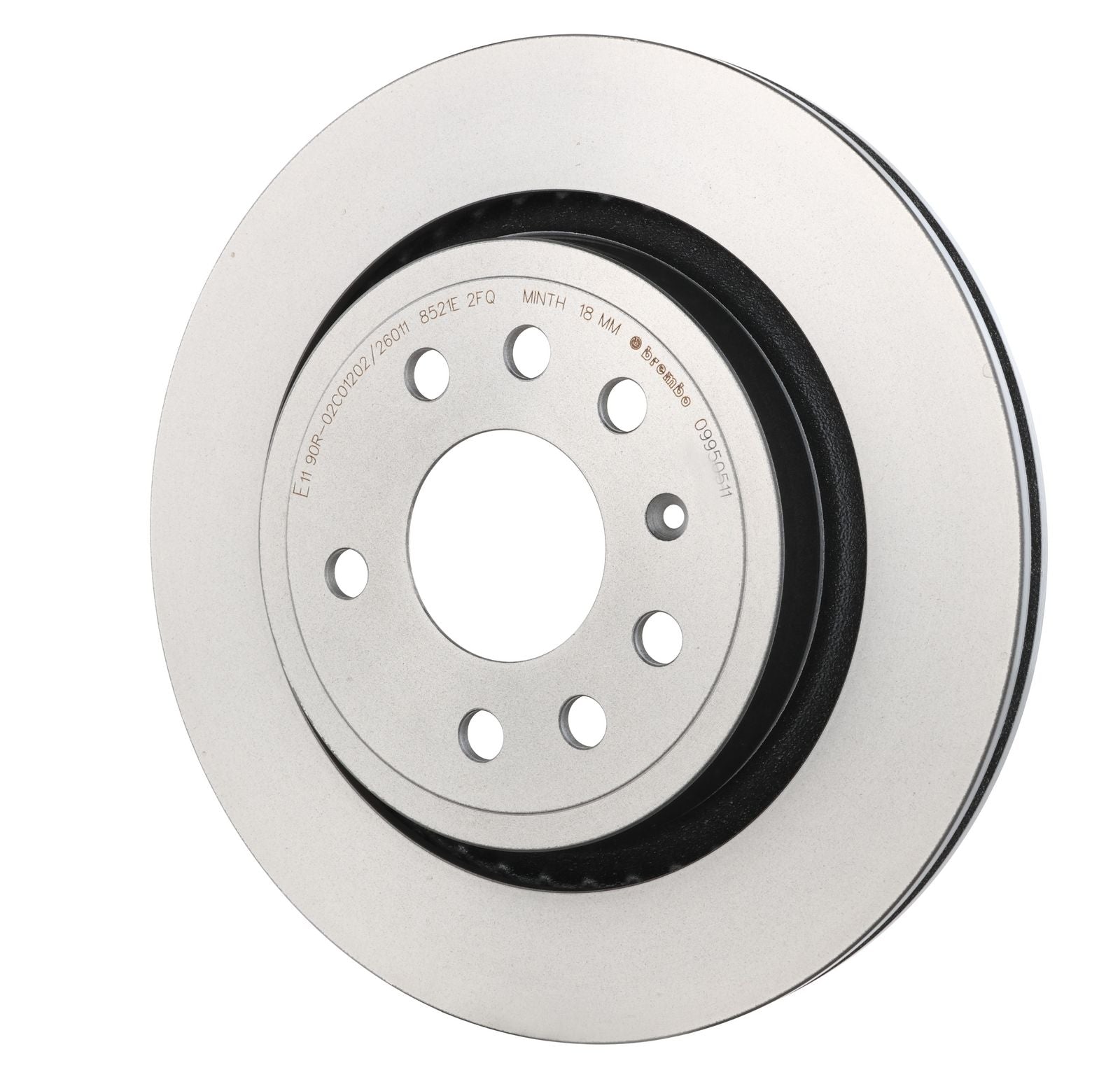 PRIME UV Coated Rear Disc Brake Rotor - 09.9505.11_09