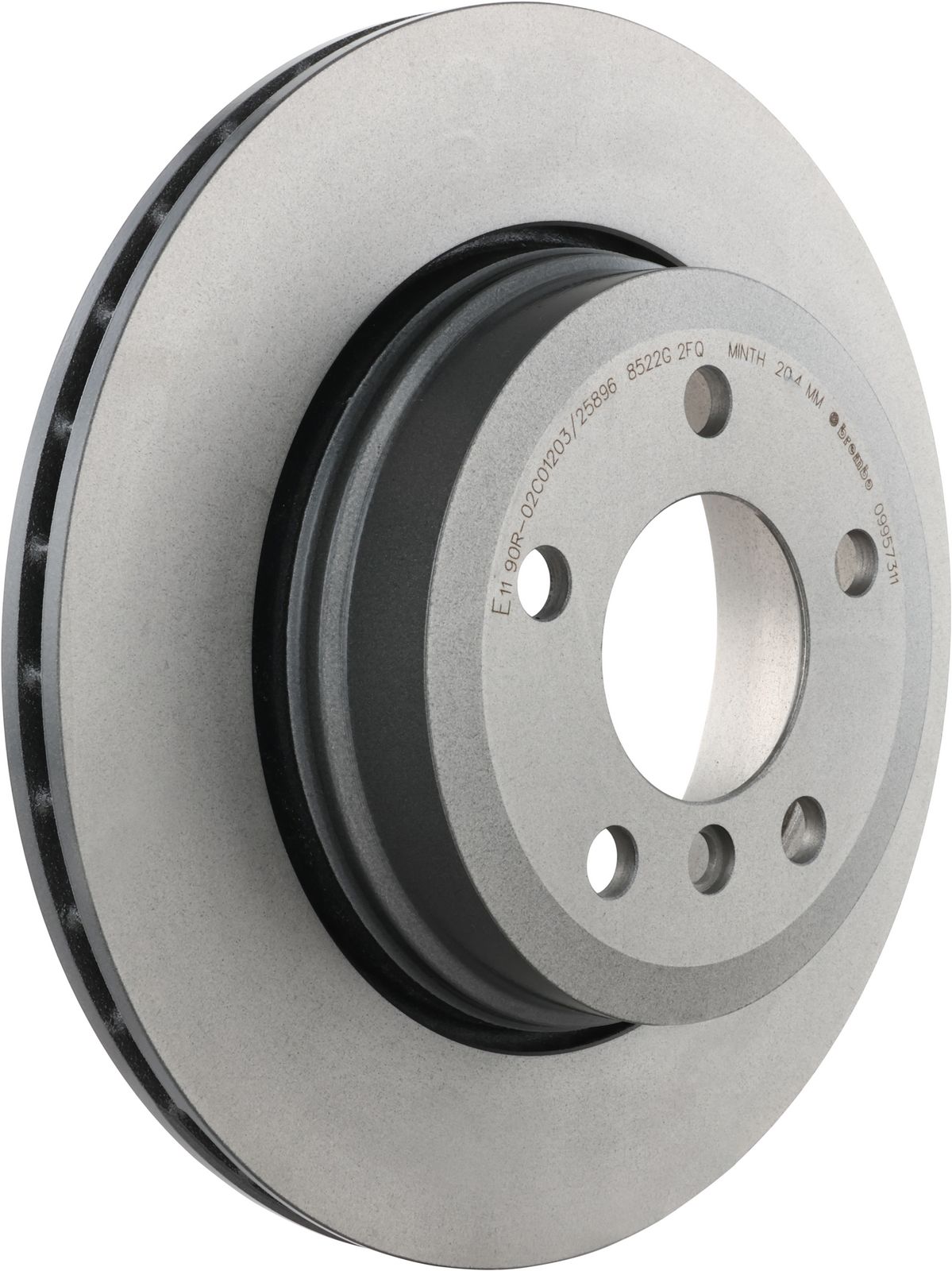 PRIME UV Coated Rear Disc Brake Rotor - 09.9573.11_01