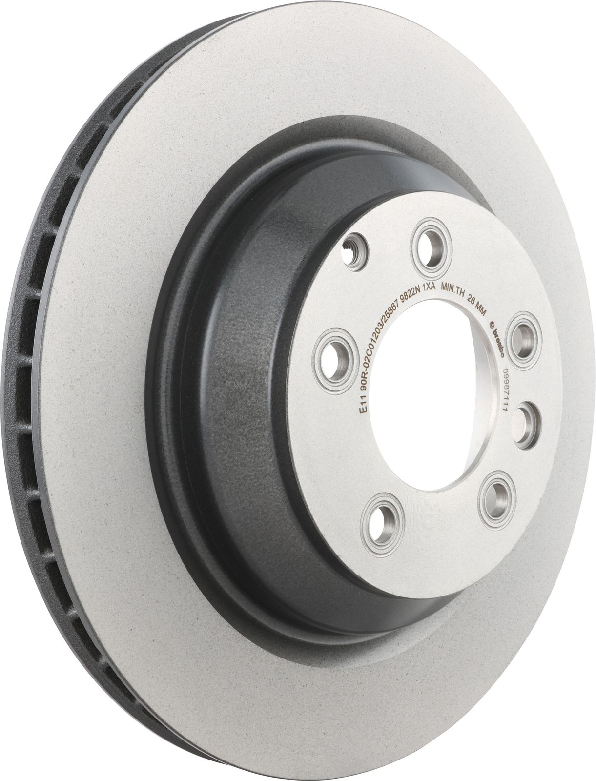 PRIME UV Coated Rear Disc Brake Rotor - 09.9871.11_01