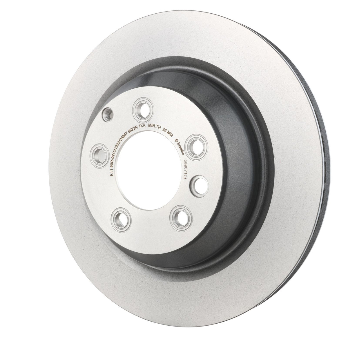 PRIME UV Coated Rear Disc Brake Rotor - 09.9871.11_09