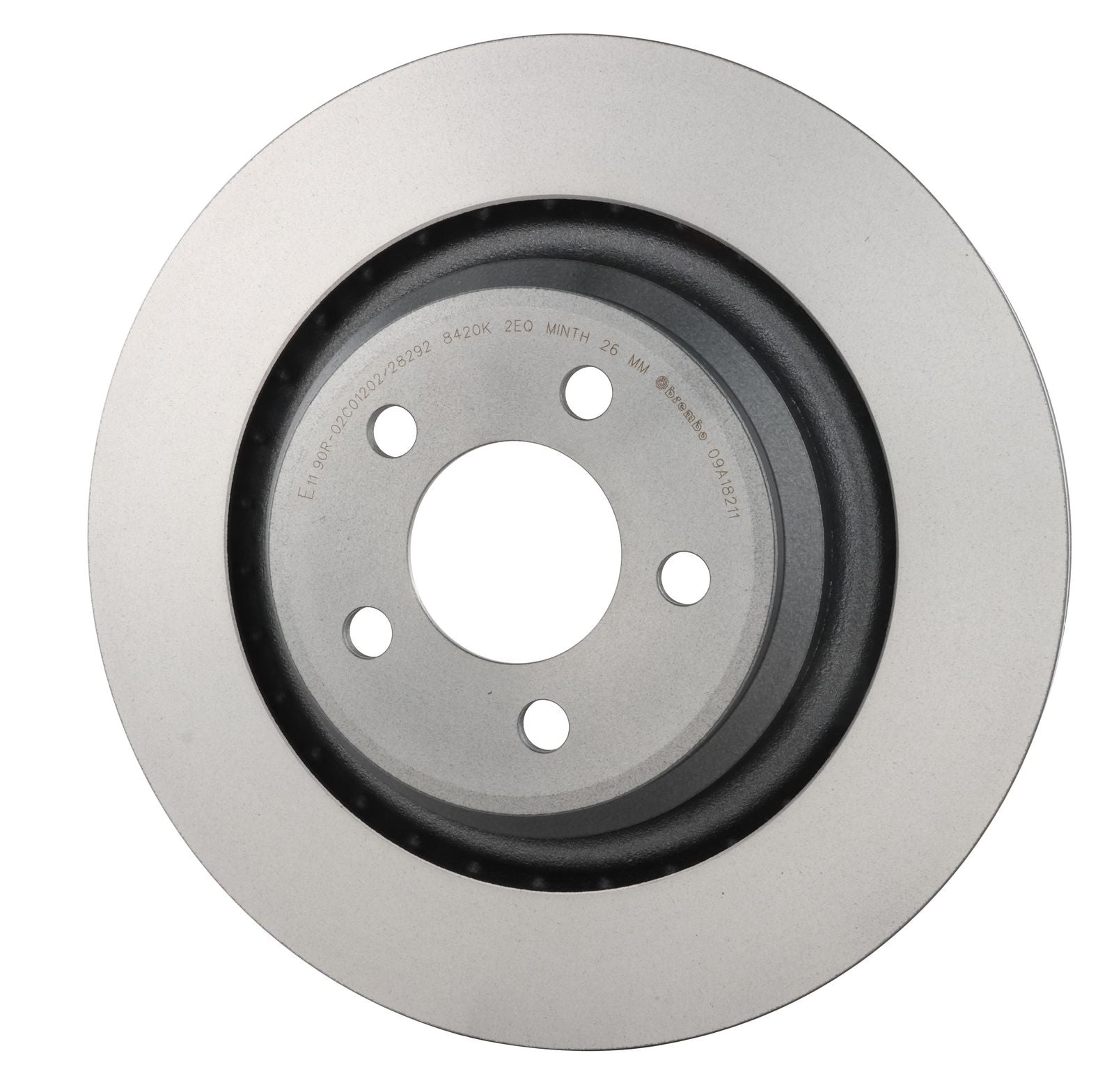 PRIME UV Coated Rear Disc Brake Rotor - 09.A182.11_07