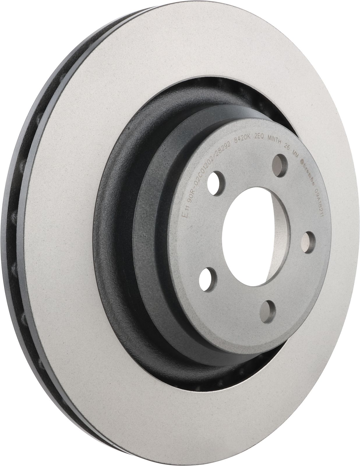 PRIME UV Coated Rear Disc Brake Rotor - 09.A182.11_01