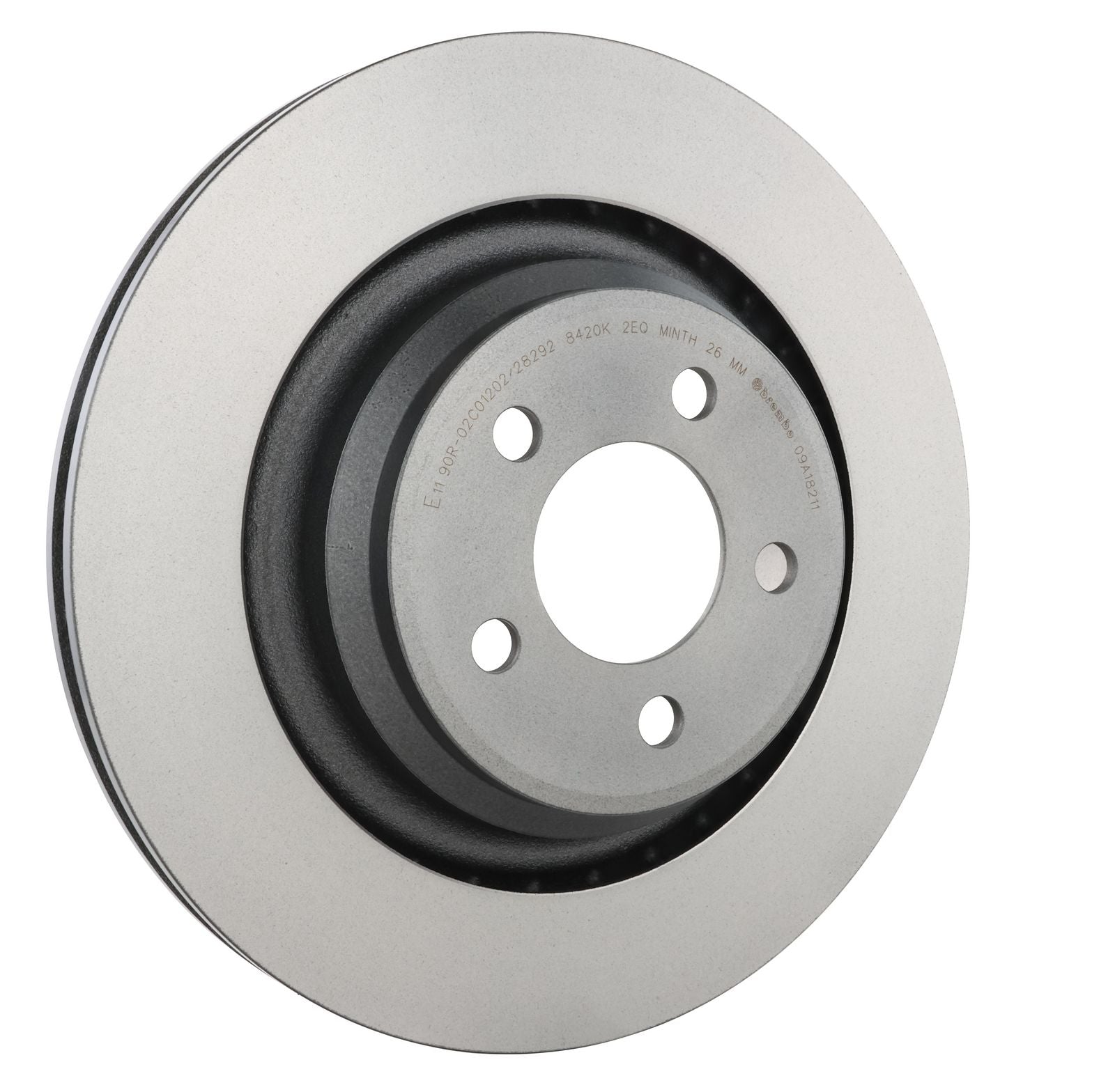 PRIME UV Coated Rear Disc Brake Rotor - 09.A182.11_28