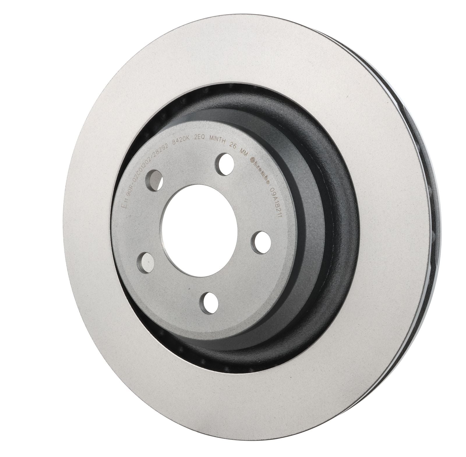 PRIME UV Coated Rear Disc Brake Rotor - 09.A182.11_08