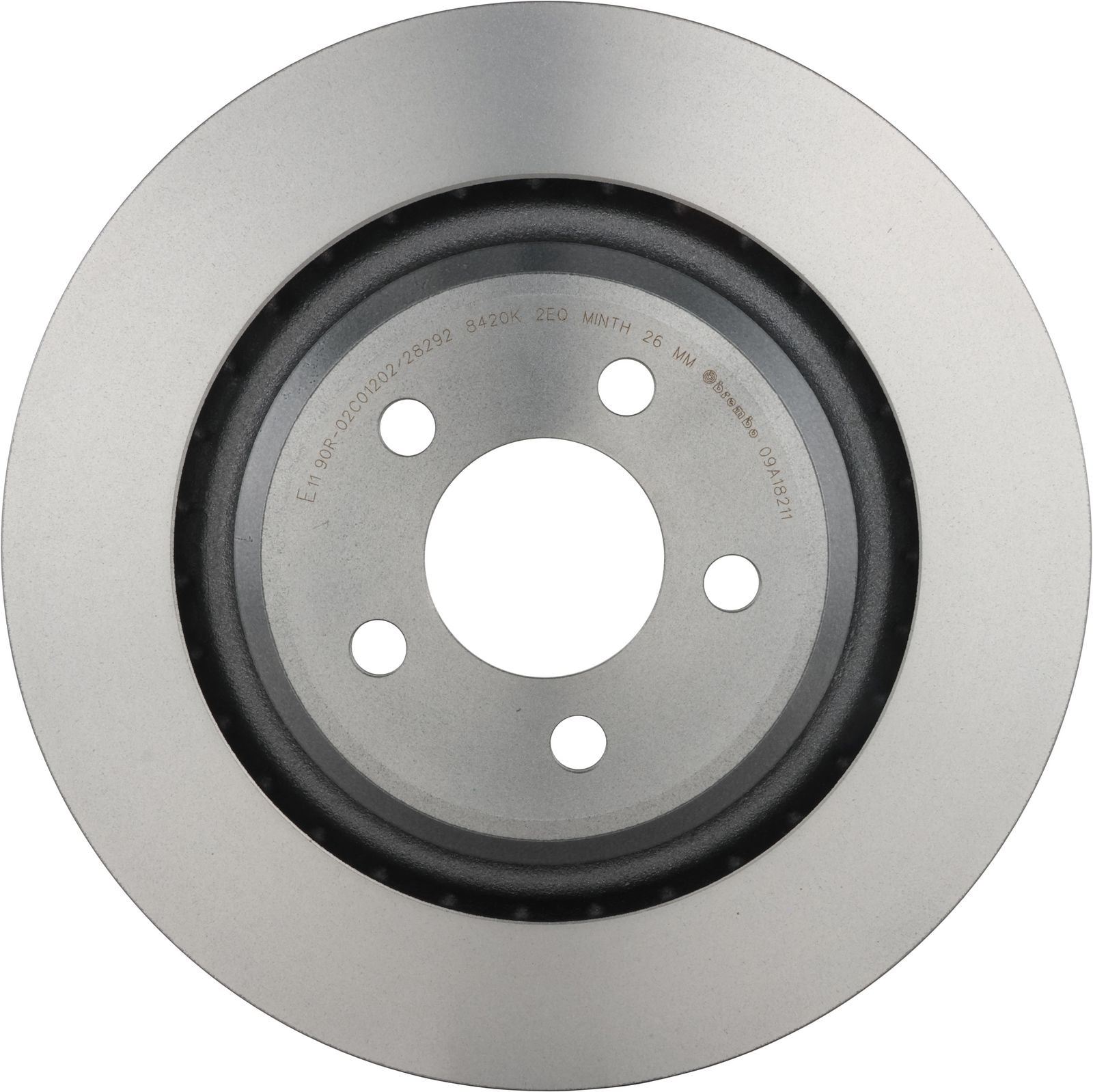 PRIME UV Coated Rear Disc Brake Rotor - 09.A182.11_03