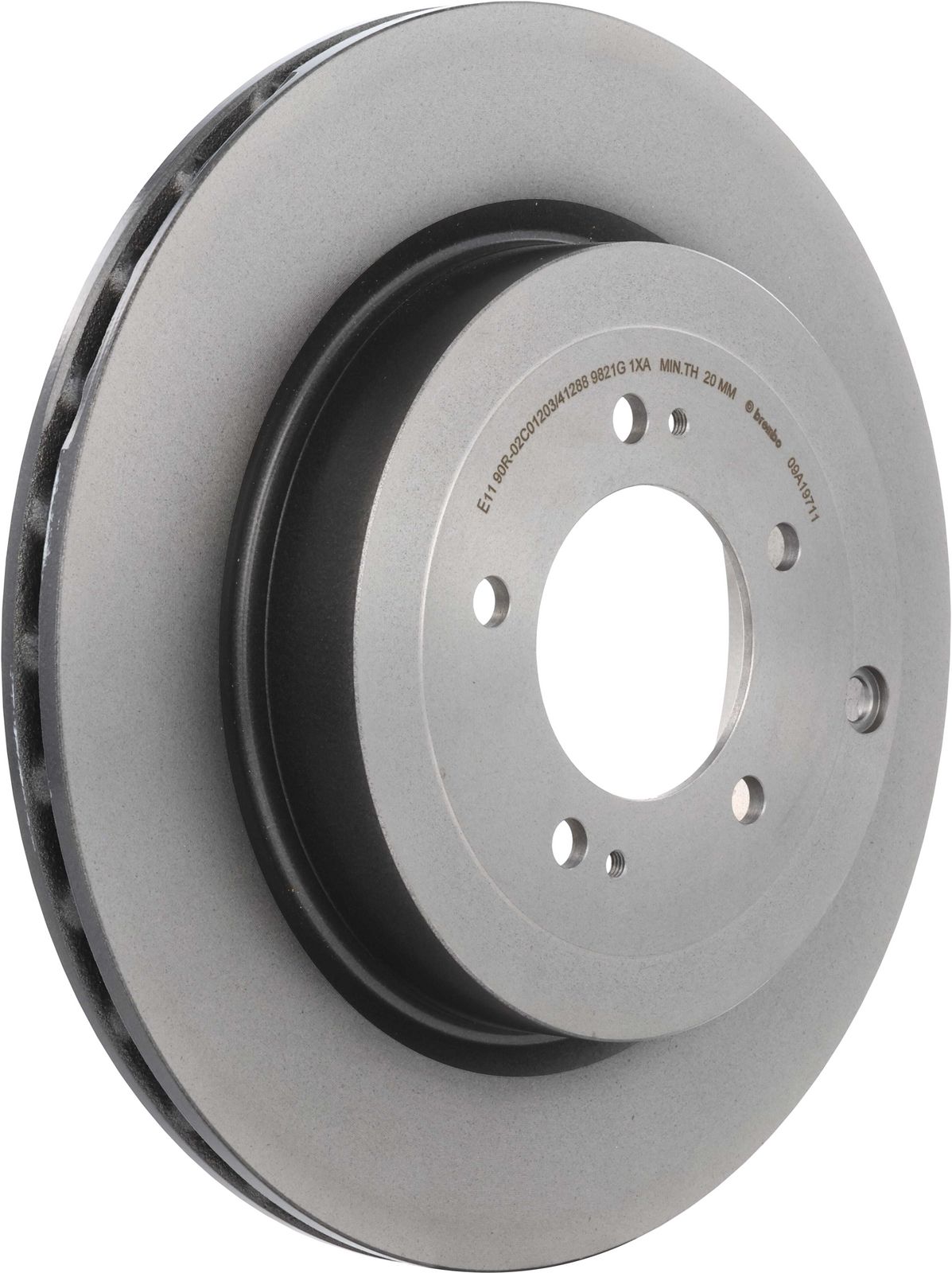 PRIME UV Coated Rear Disc Brake Rotor - 09.A197.11_01