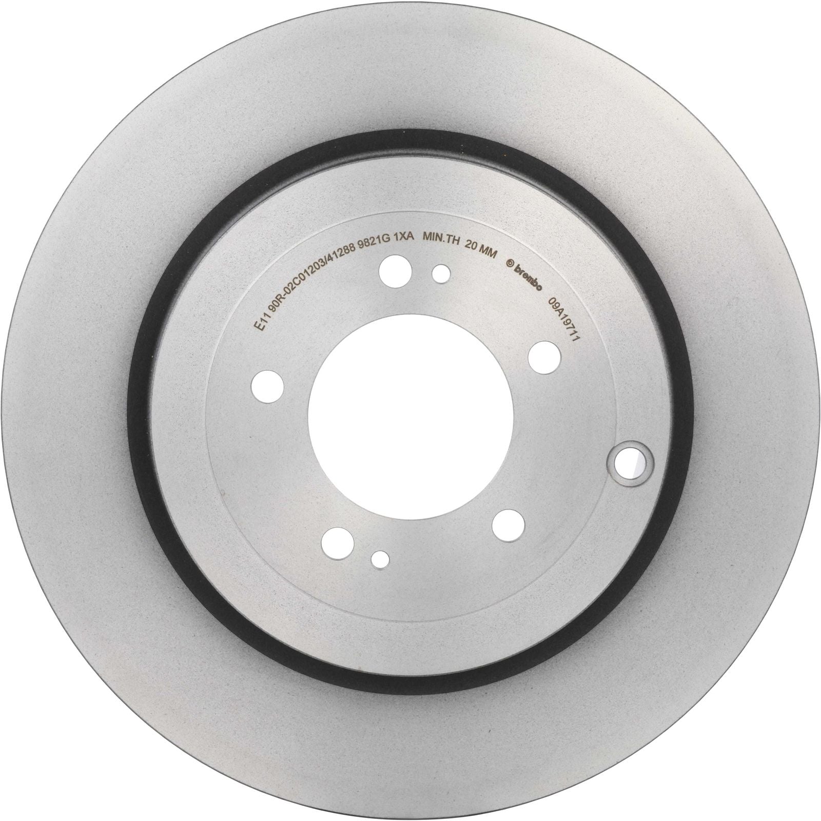 PRIME UV Coated Rear Disc Brake Rotor - 09.A197.11_03