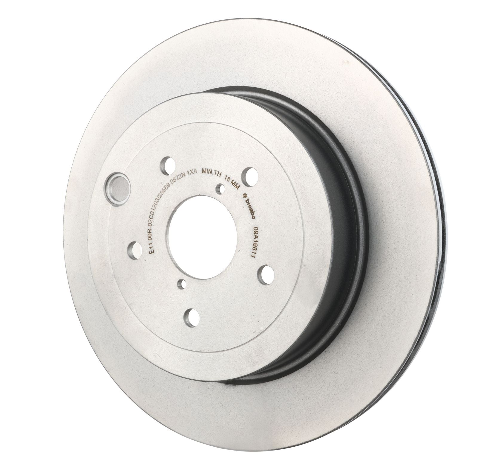 PRIME UV Coated Rear Disc Brake Rotor - 09.A198.11_09