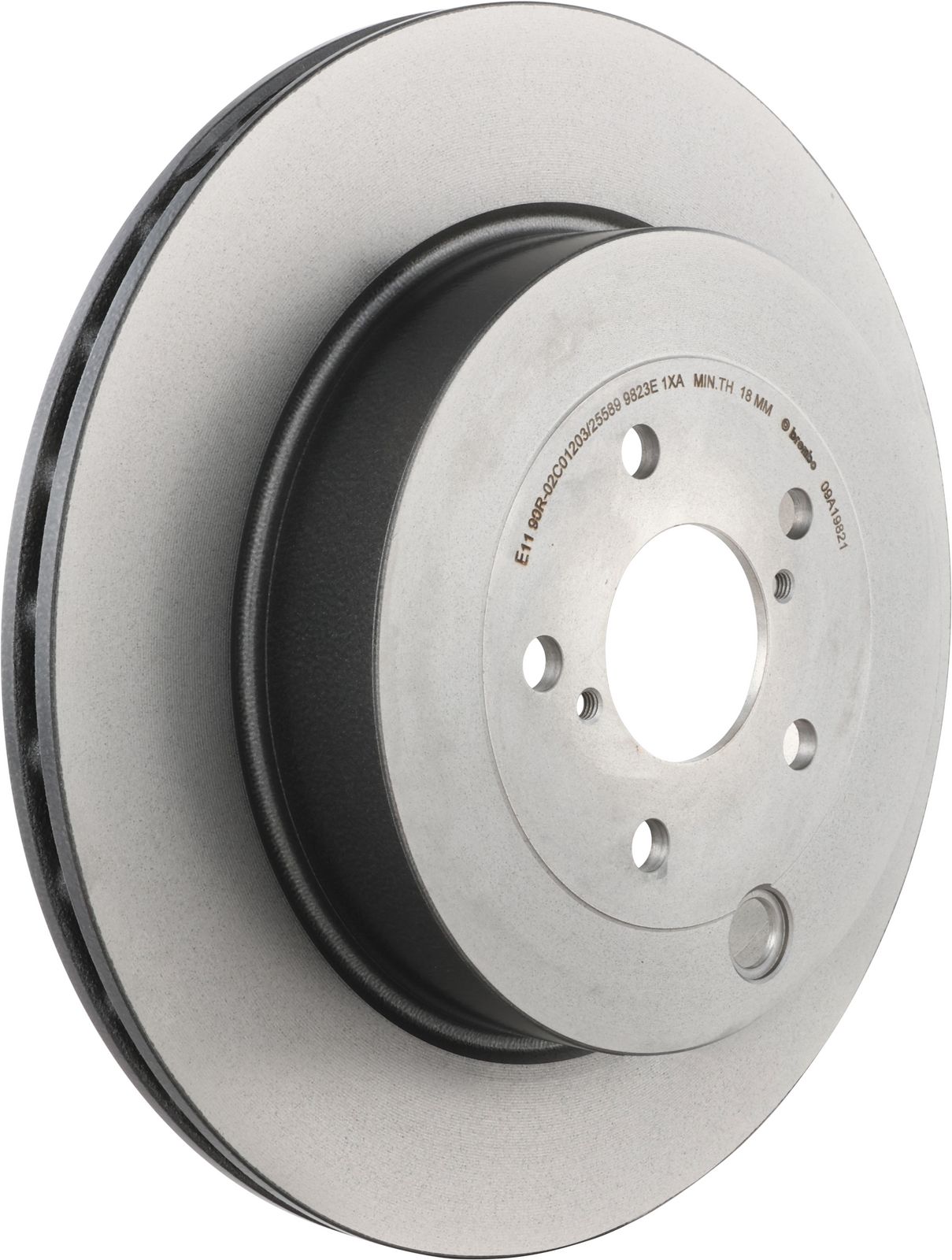 PRIME UV Coated Rear Disc Brake Rotor - 09.A198.21_01