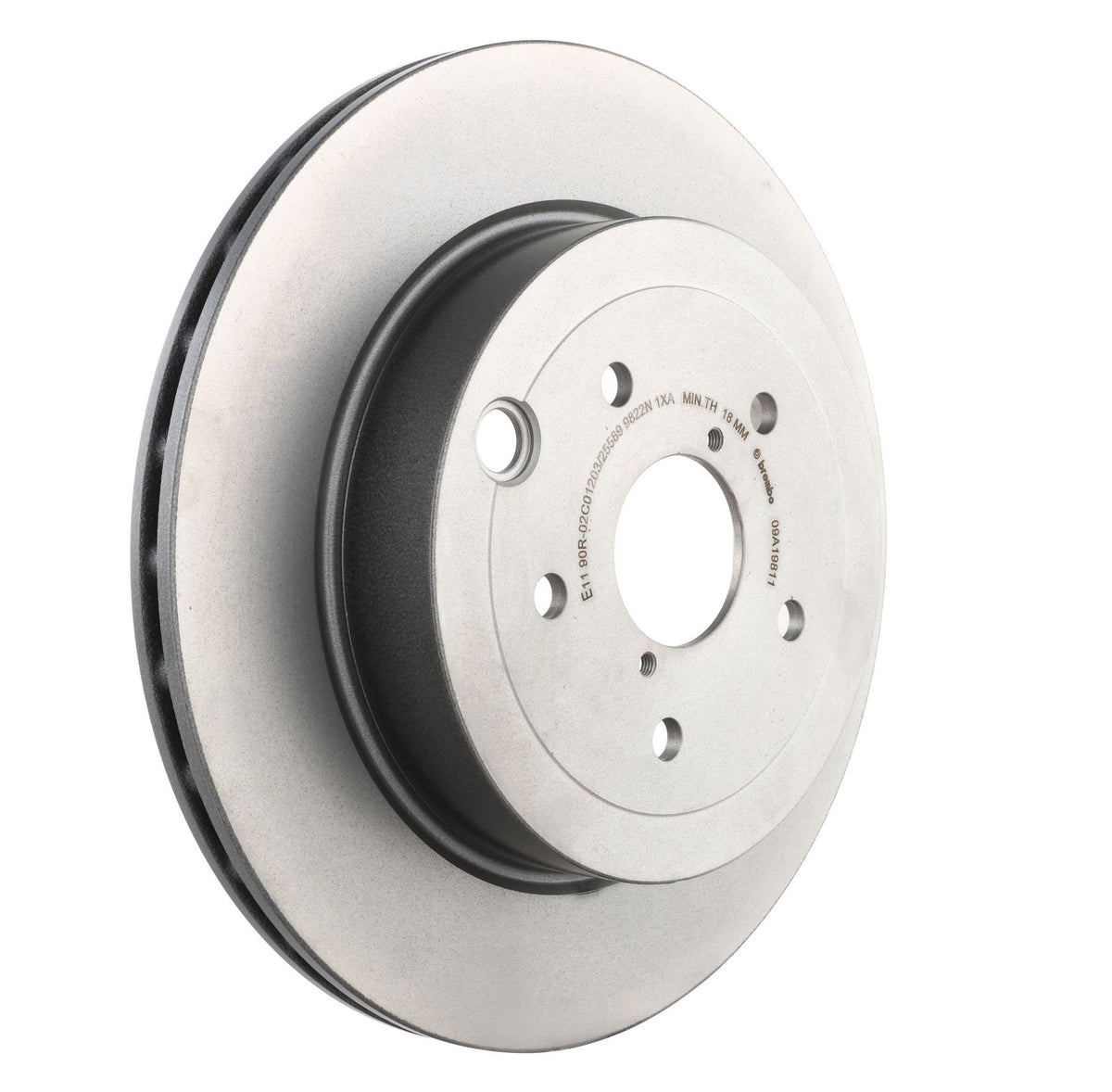 PRIME UV Coated Rear Disc Brake Rotor - 09.A198.11_28