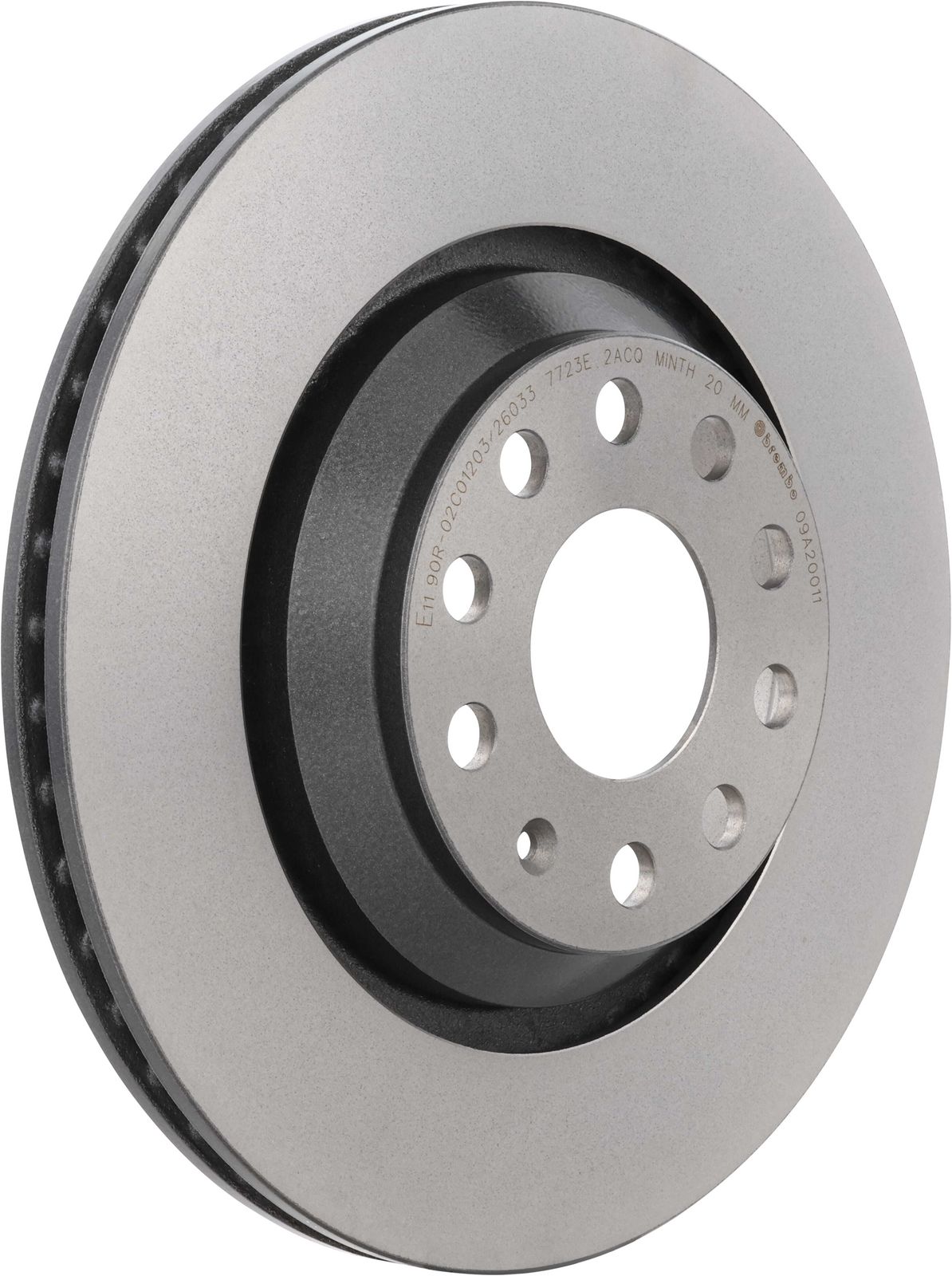 PRIME UV Coated Rear Disc Brake Rotor - 09.A200.11_01