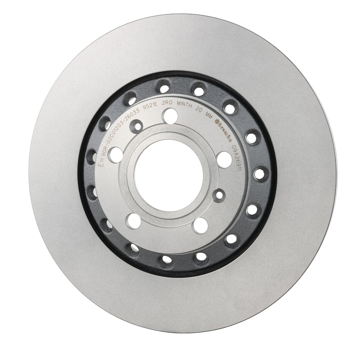 PRIME UV Coated Rear Disc Brake Rotor - 09.A269.11_08