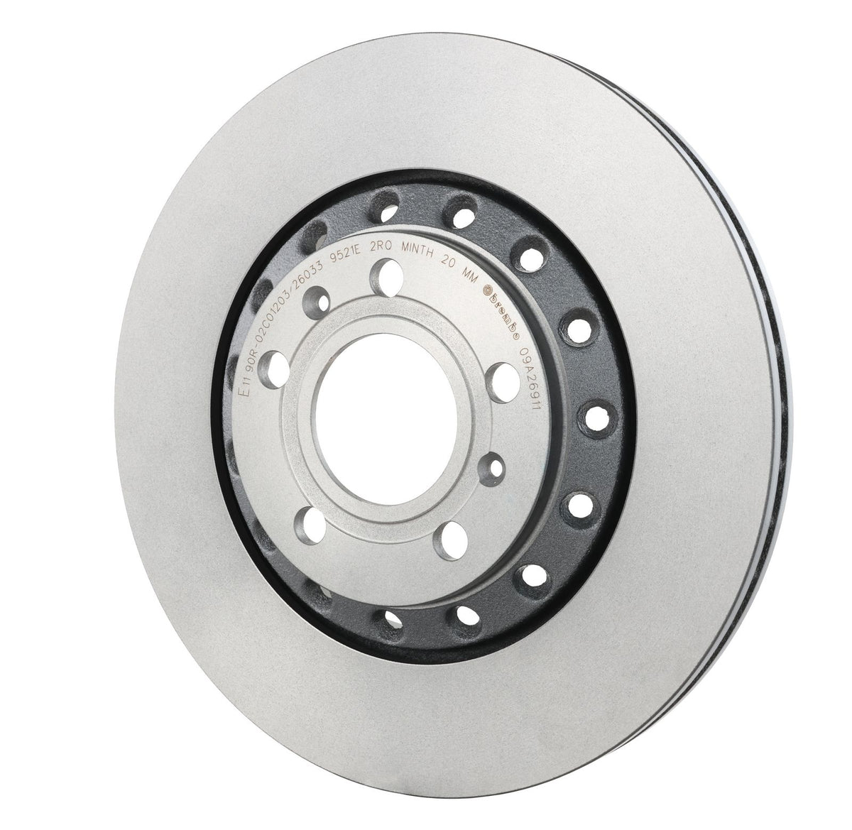 PRIME UV Coated Rear Disc Brake Rotor - 09.A269.11_09