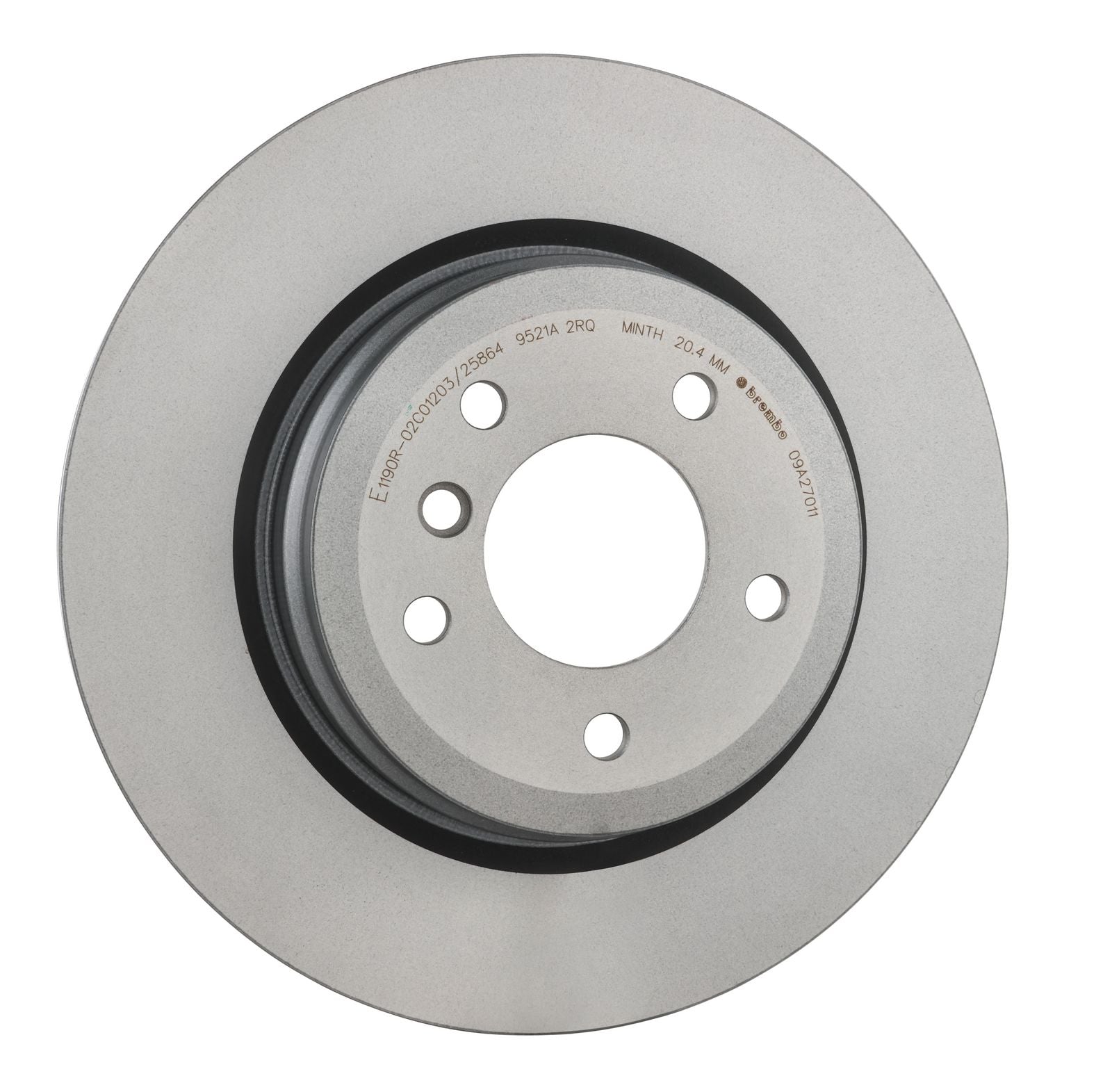 PRIME UV Coated Rear Disc Brake Rotor - 09.A270.11_30