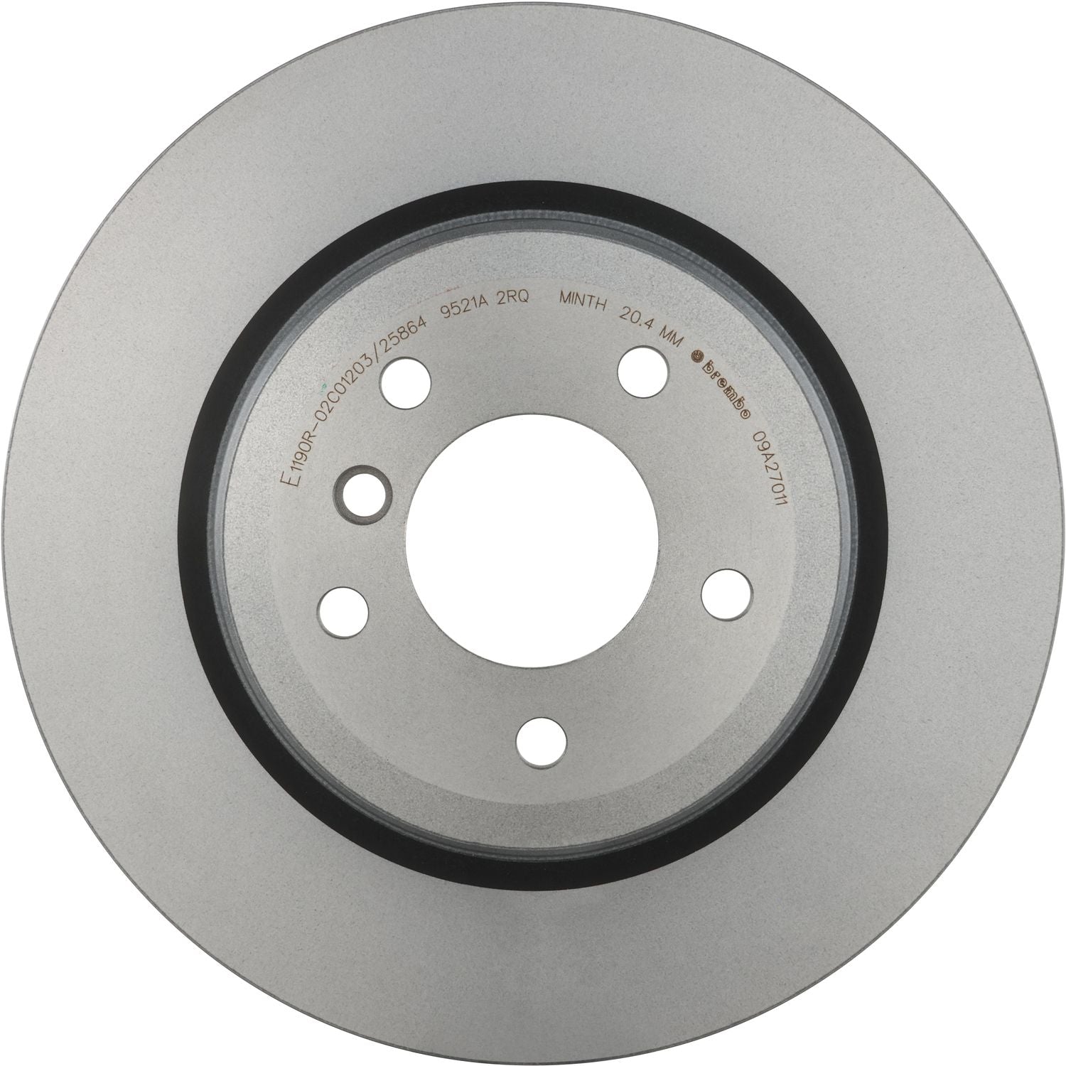PRIME UV Coated Rear Disc Brake Rotor - 09.A270.11_02