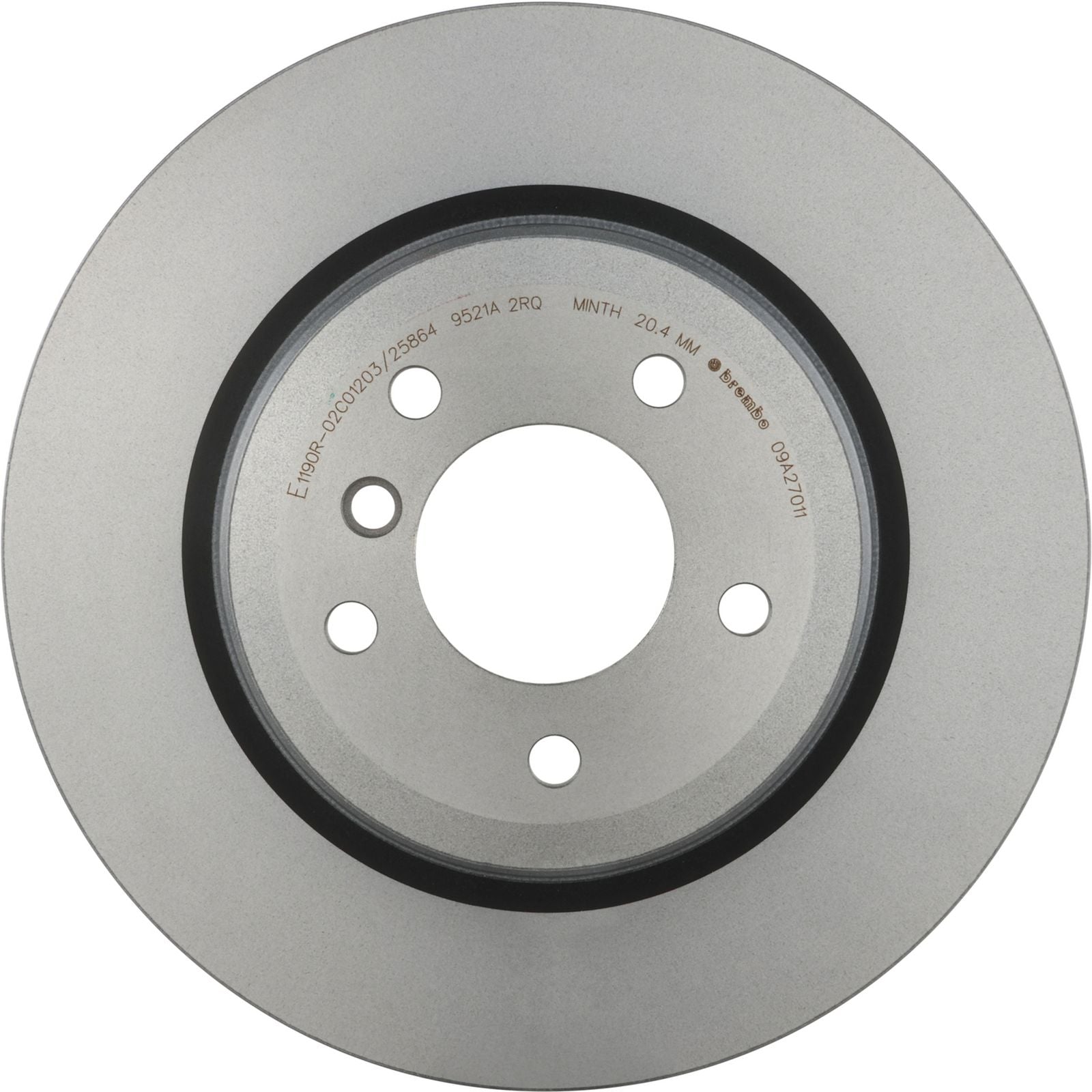 PRIME UV Coated Rear Disc Brake Rotor - 09.A270.11_02