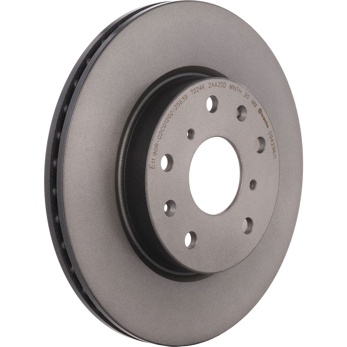 PRIME UV Coated Rear Disc Brake Rotor - 09.A296.11_06