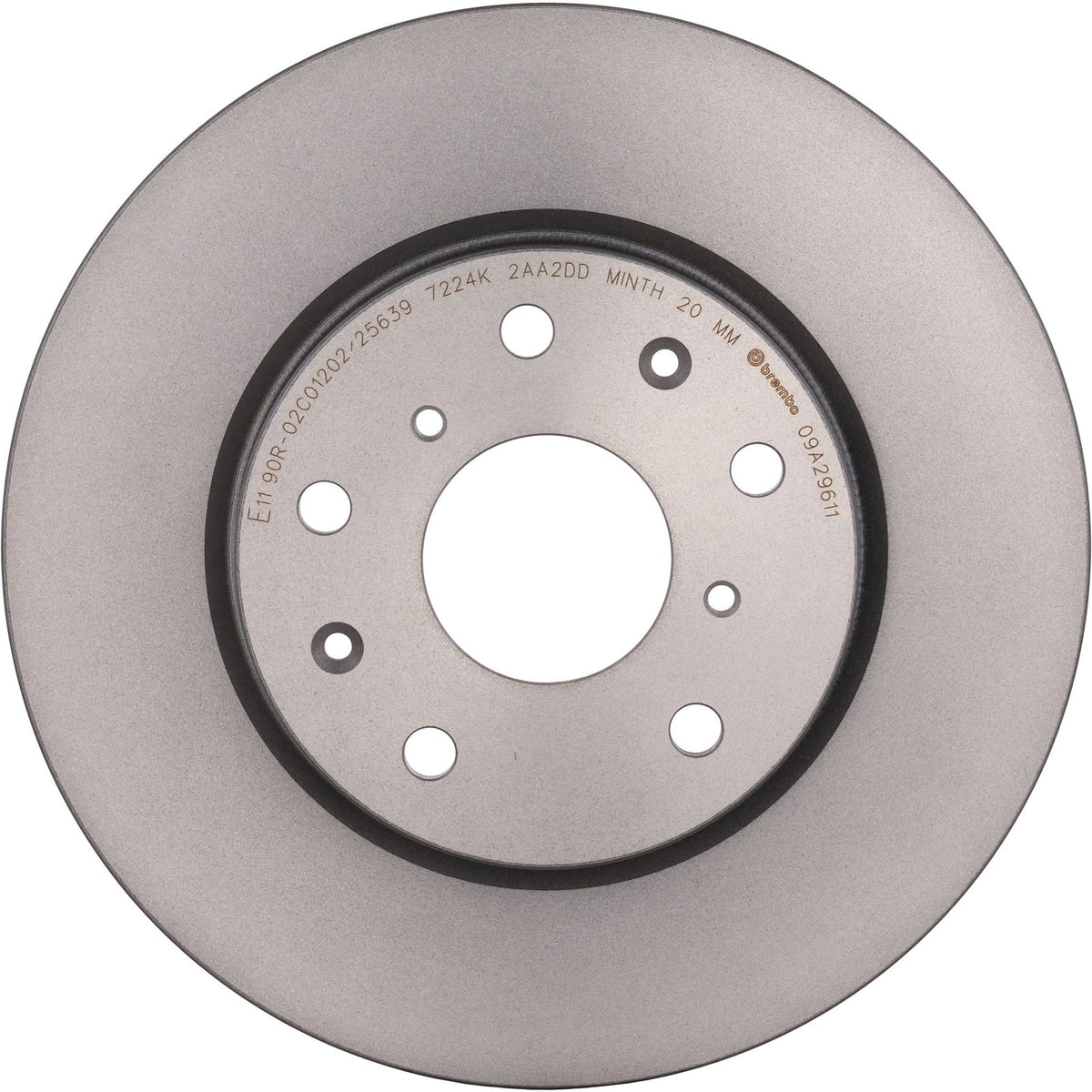 PRIME UV Coated Rear Disc Brake Rotor - 09.A296.11_05