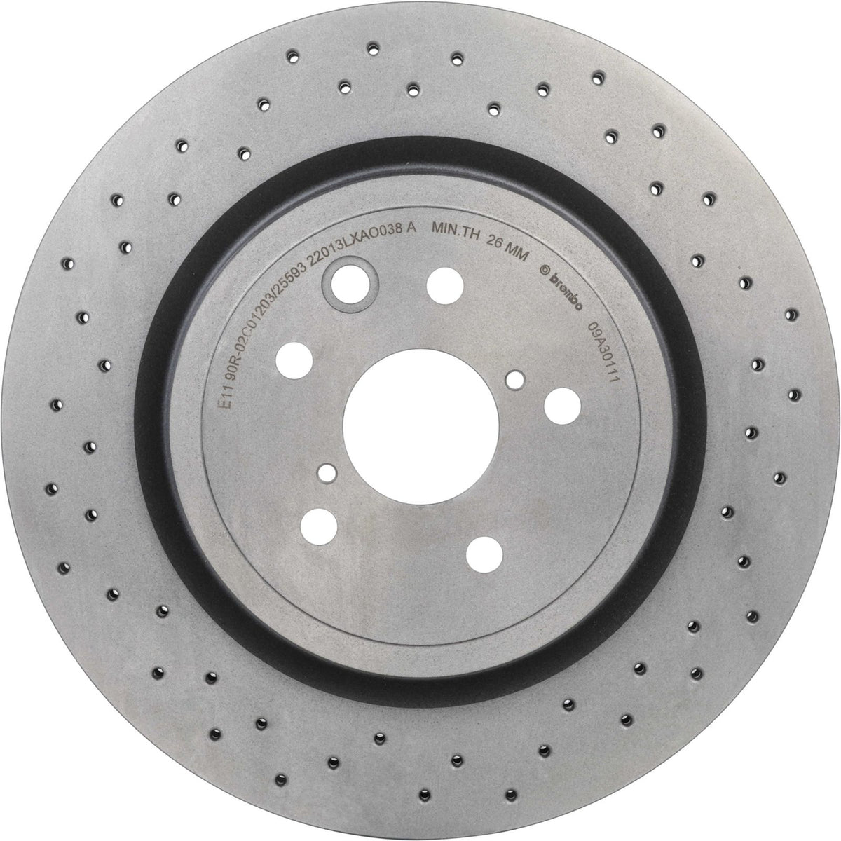 PRIME UV Coated Rear Disc Brake Rotor - 09.A301.11_04