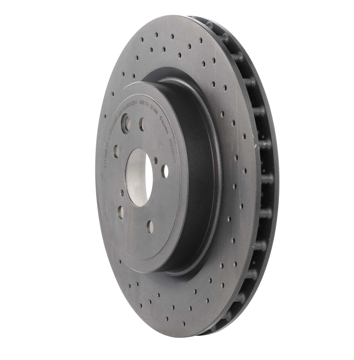 PRIME UV Coated Rear Disc Brake Rotor - 09.A301.11_11