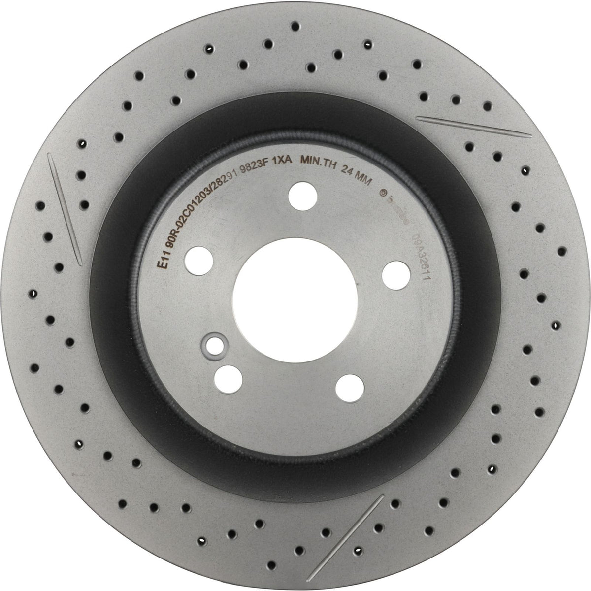PRIME UV Coated Rear Disc Brake Rotor - 09.A326.11_05