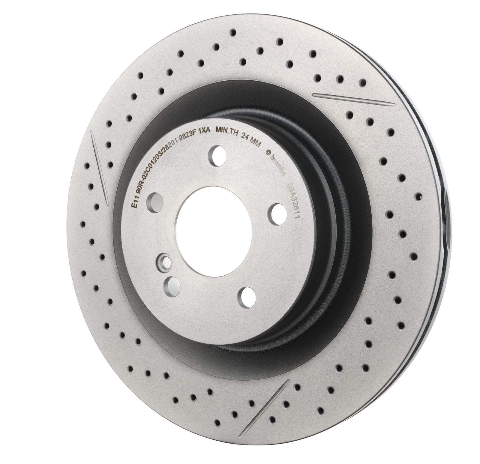 PRIME UV Coated Rear Disc Brake Rotor - 09.A326.11_09