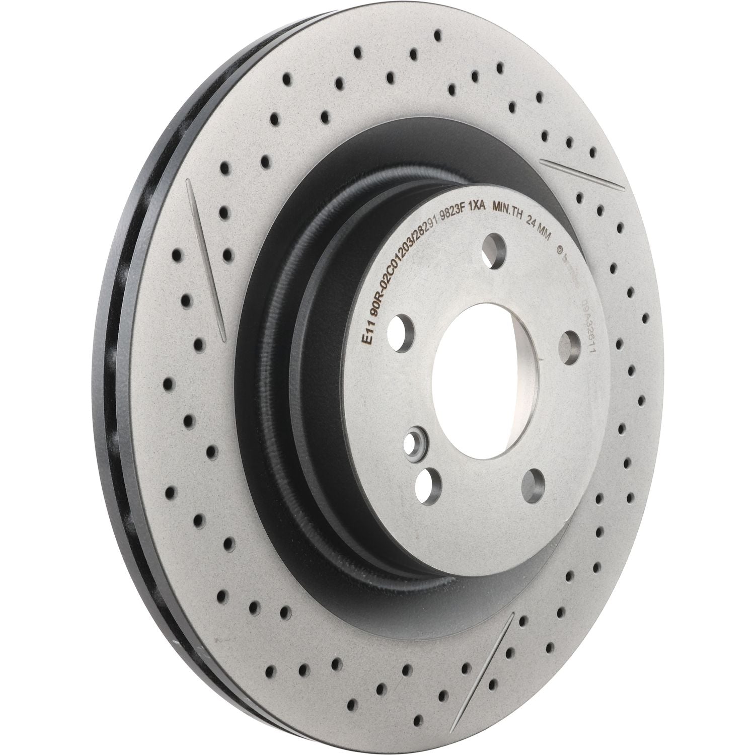 PRIME UV Coated Rear Disc Brake Rotor - 09.A326.11_02