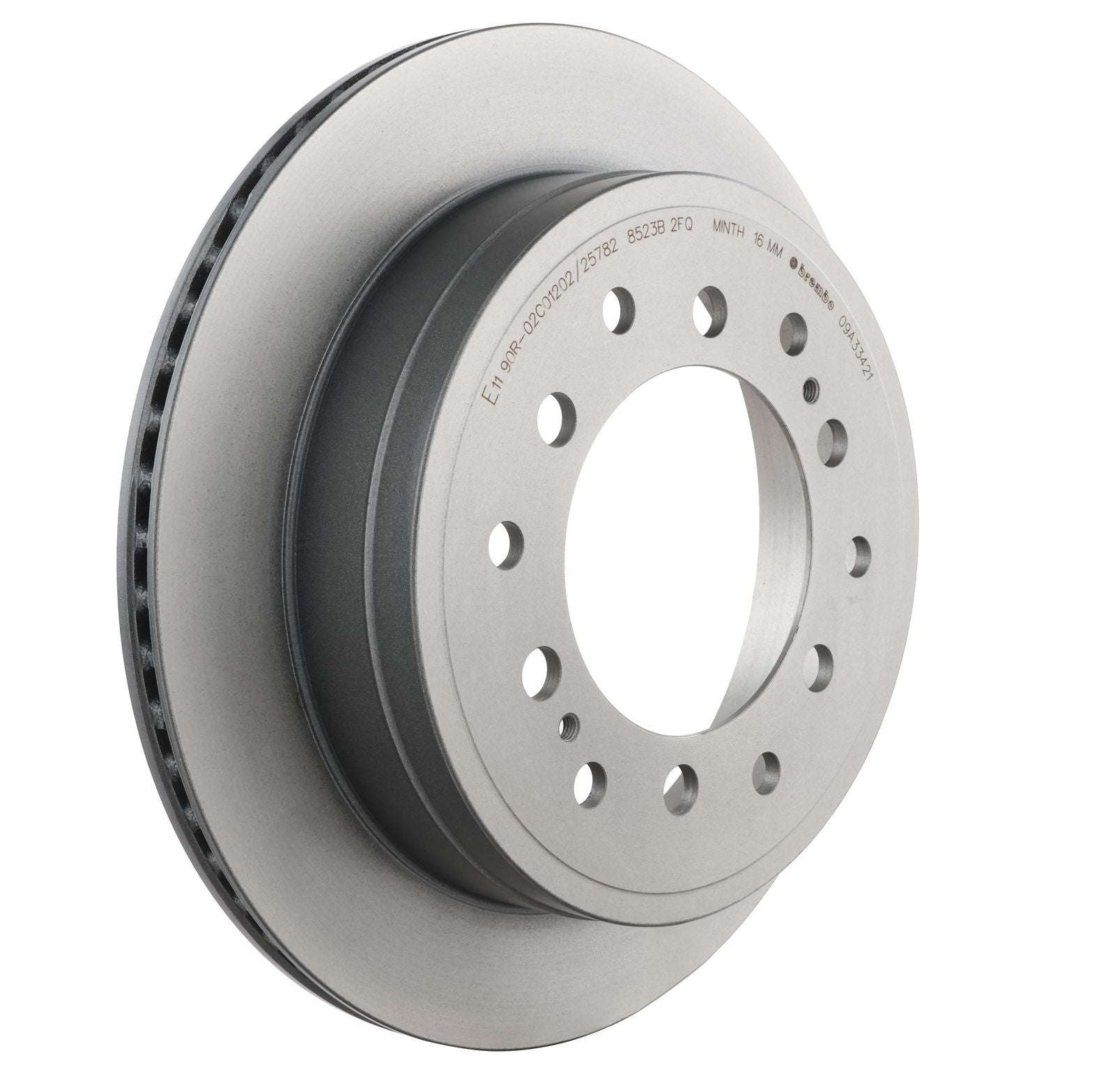 PRIME UV Coated Rear Disc Brake Rotor - 09.A334.21_28
