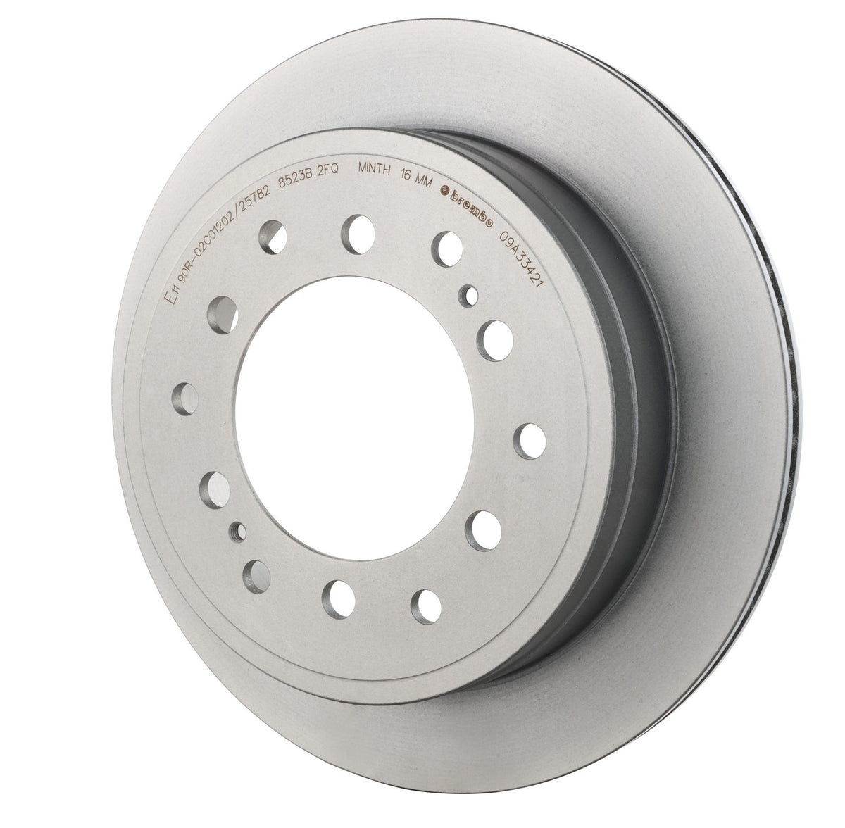 PRIME UV Coated Rear Disc Brake Rotor - 09.A334.21_09