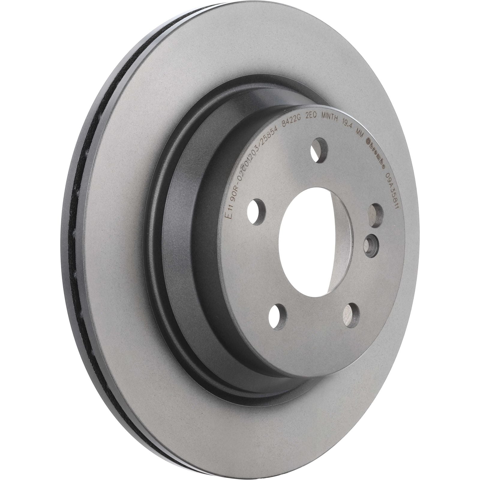 PRIME UV Coated Rear Disc Brake Rotor - 09.A358.11_01