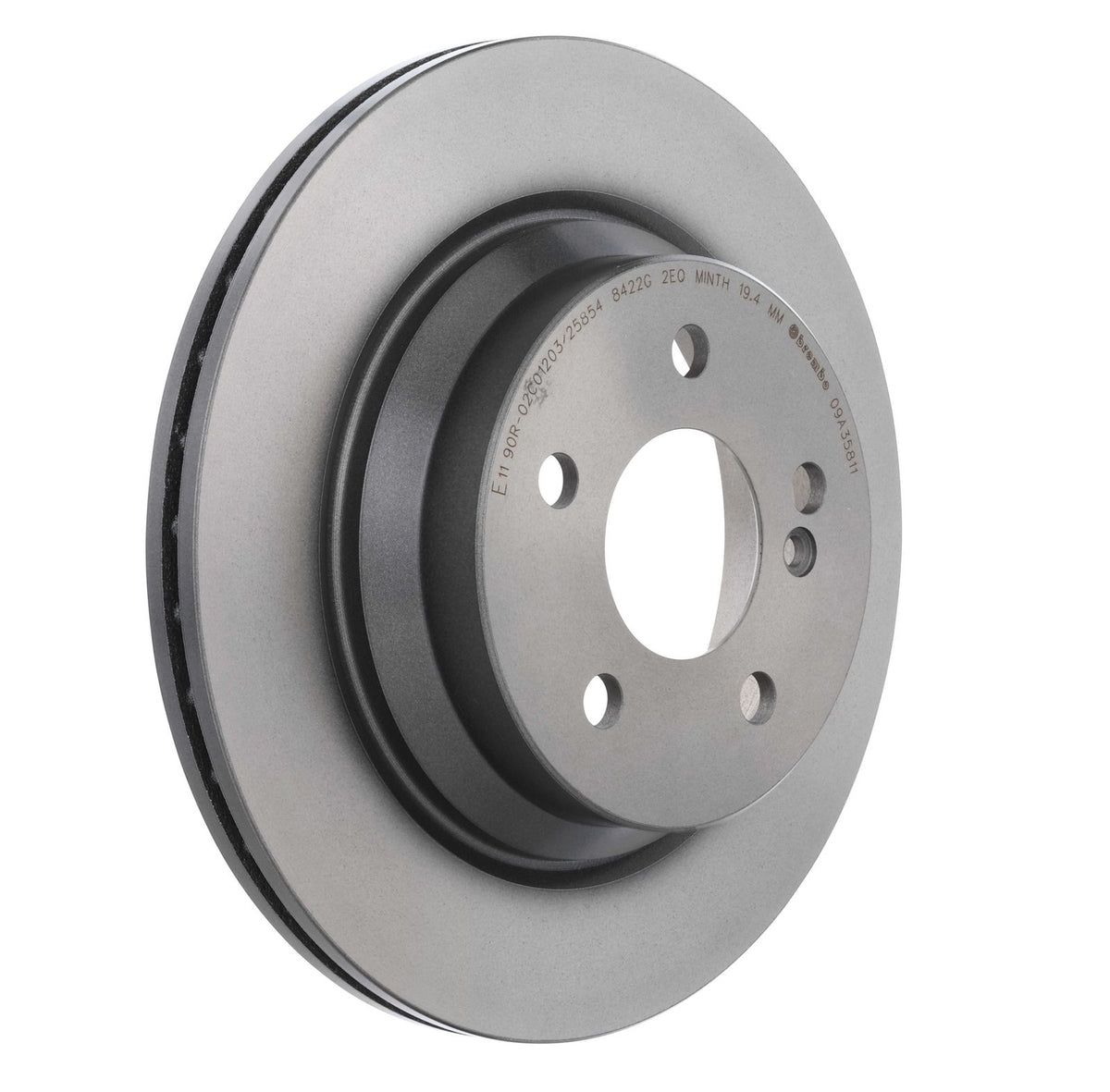 PRIME UV Coated Rear Disc Brake Rotor - 09.A358.11_22