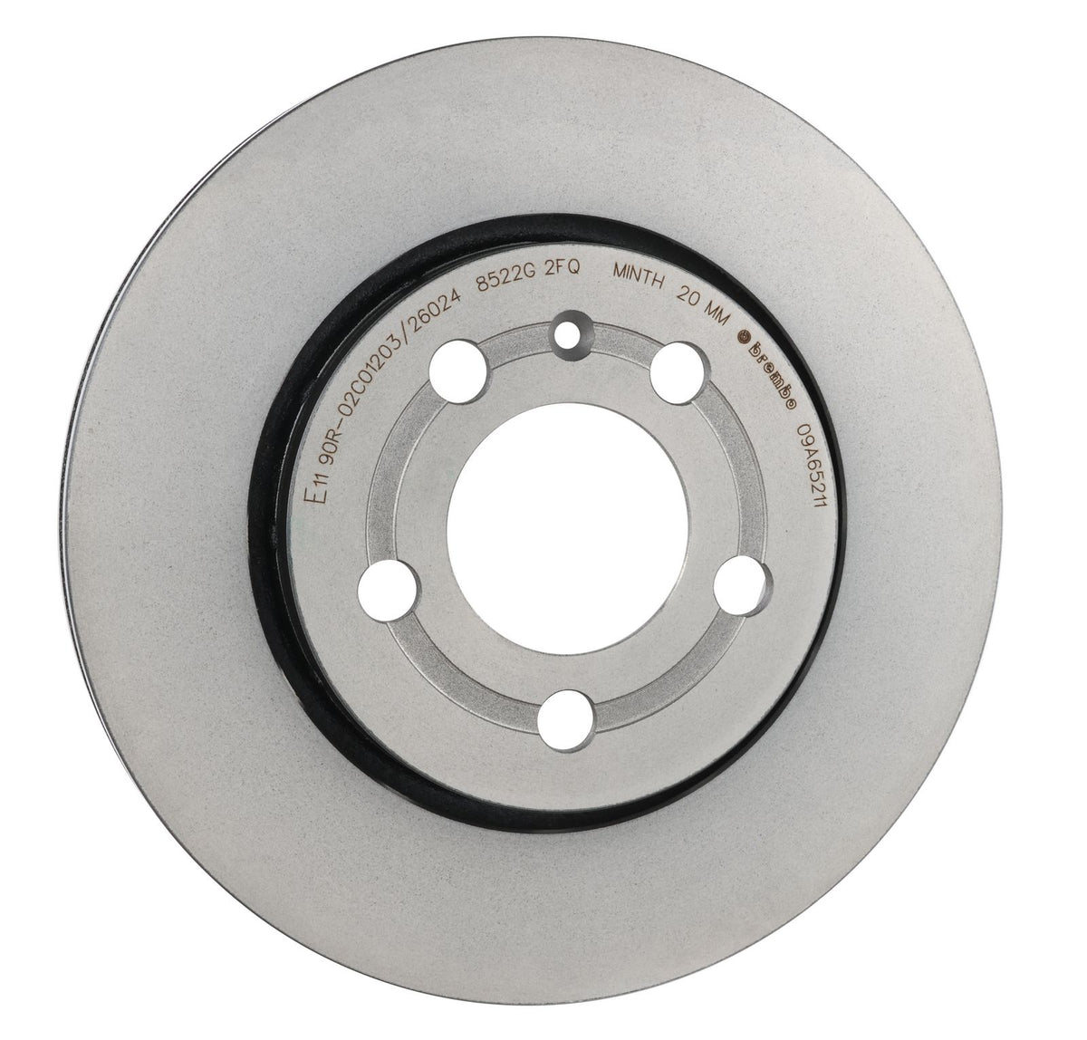 PRIME UV Coated Rear Disc Brake Rotor - 09.A652.11_30