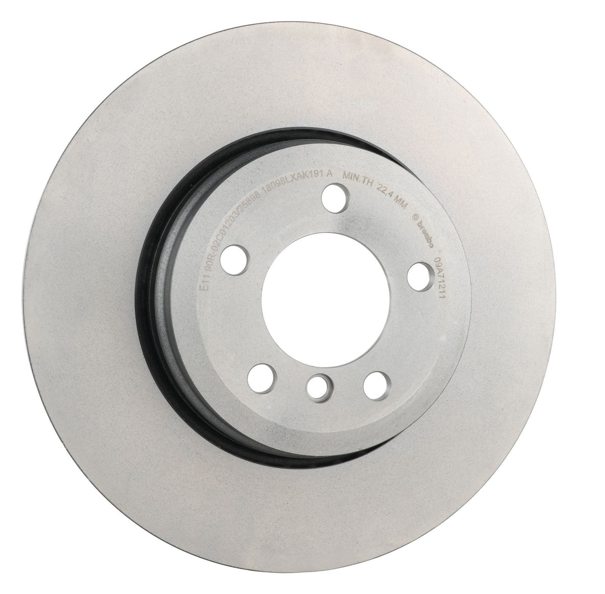 PRIME UV Coated Rear Disc Brake Rotor - 09.A712.11_30