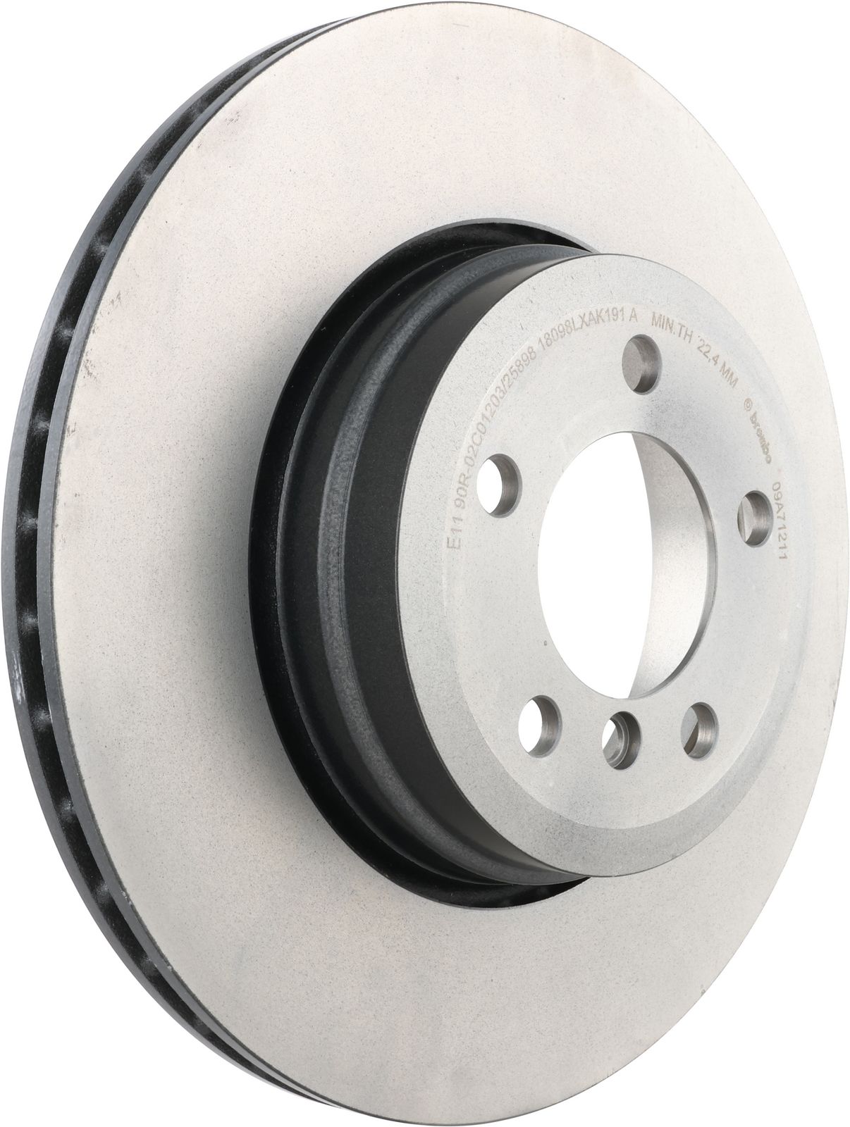 PRIME UV Coated Rear Disc Brake Rotor - 09.A712.11_01