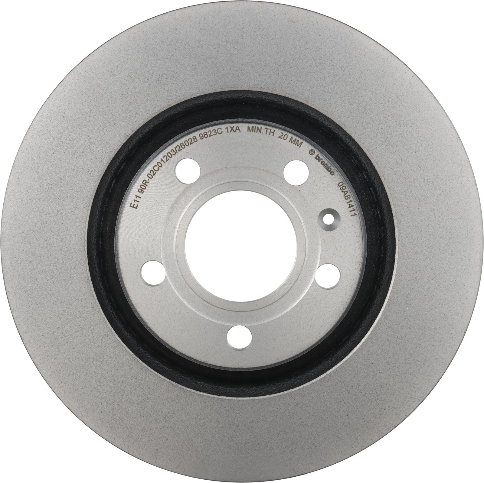 PRIME UV Coated Rear Disc Brake Rotor - 09.A814.11_03
