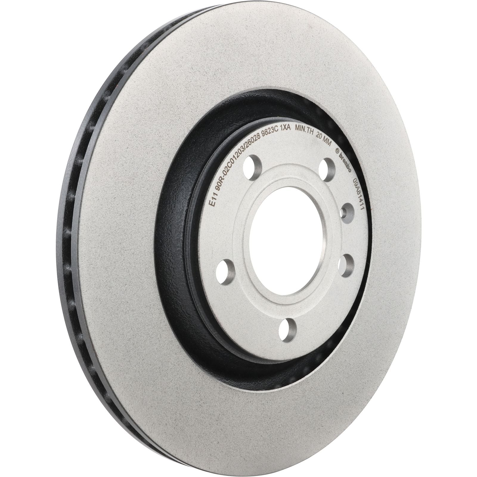 PRIME UV Coated Rear Disc Brake Rotor - 09.A814.11_01