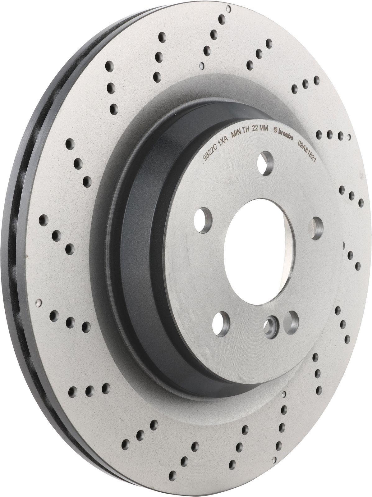 PRIME UV Coated Rear Disc Brake Rotor - 09.A818.21_01