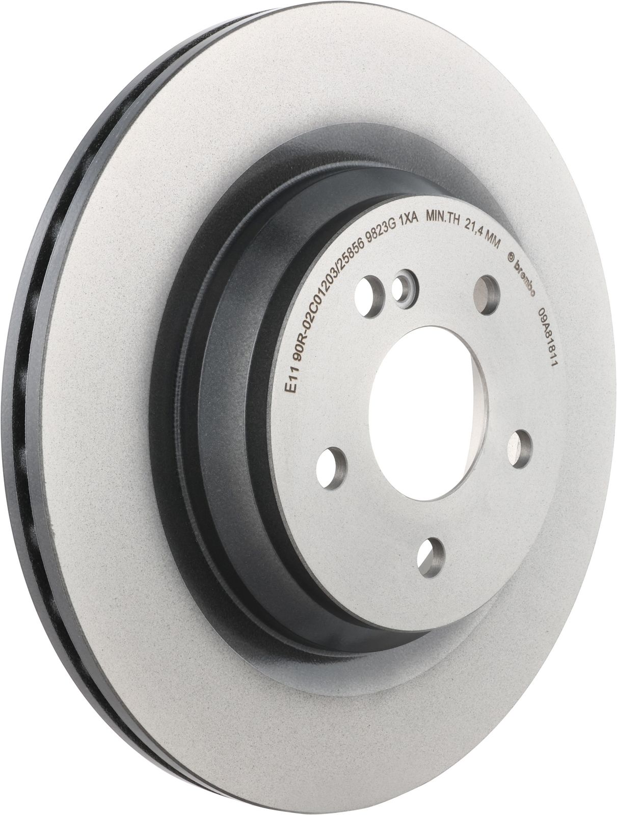 PRIME UV Coated Rear Disc Brake Rotor - 09.A818.11_01