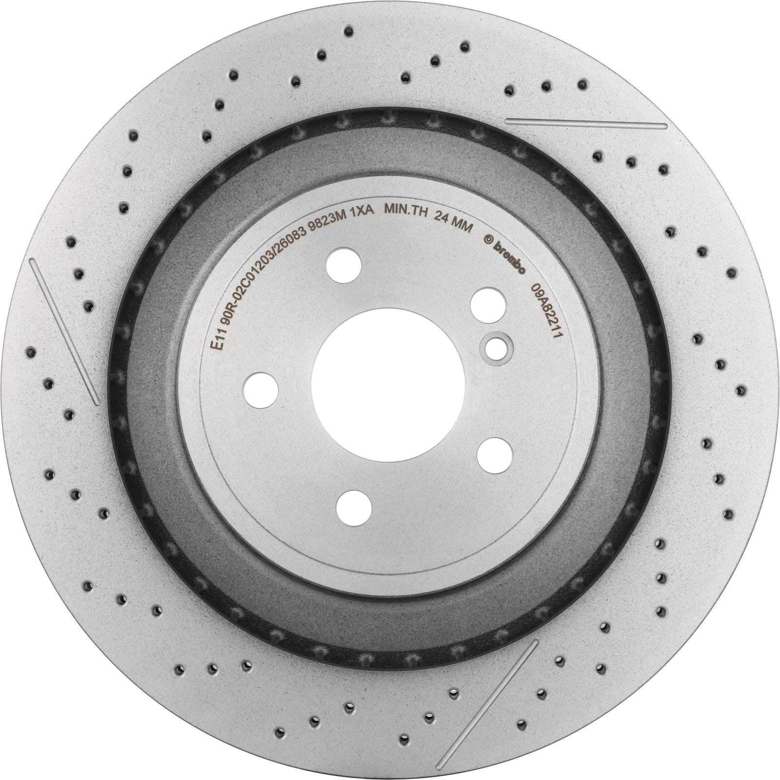 PRIME UV Coated Rear Disc Brake Rotor - 09.A822.11_04